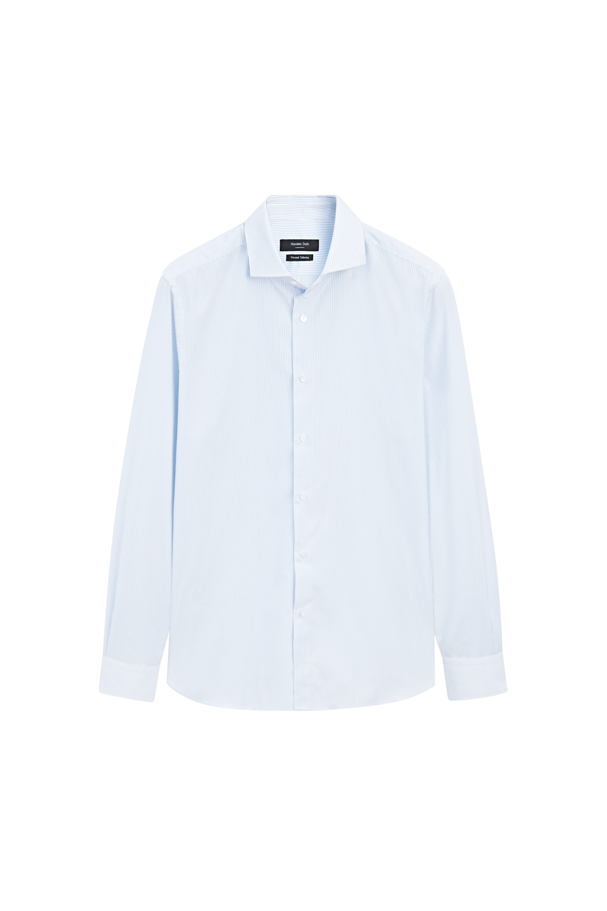 Massimo Dutti %100 pamuklu çizgili gömlek görsel 7