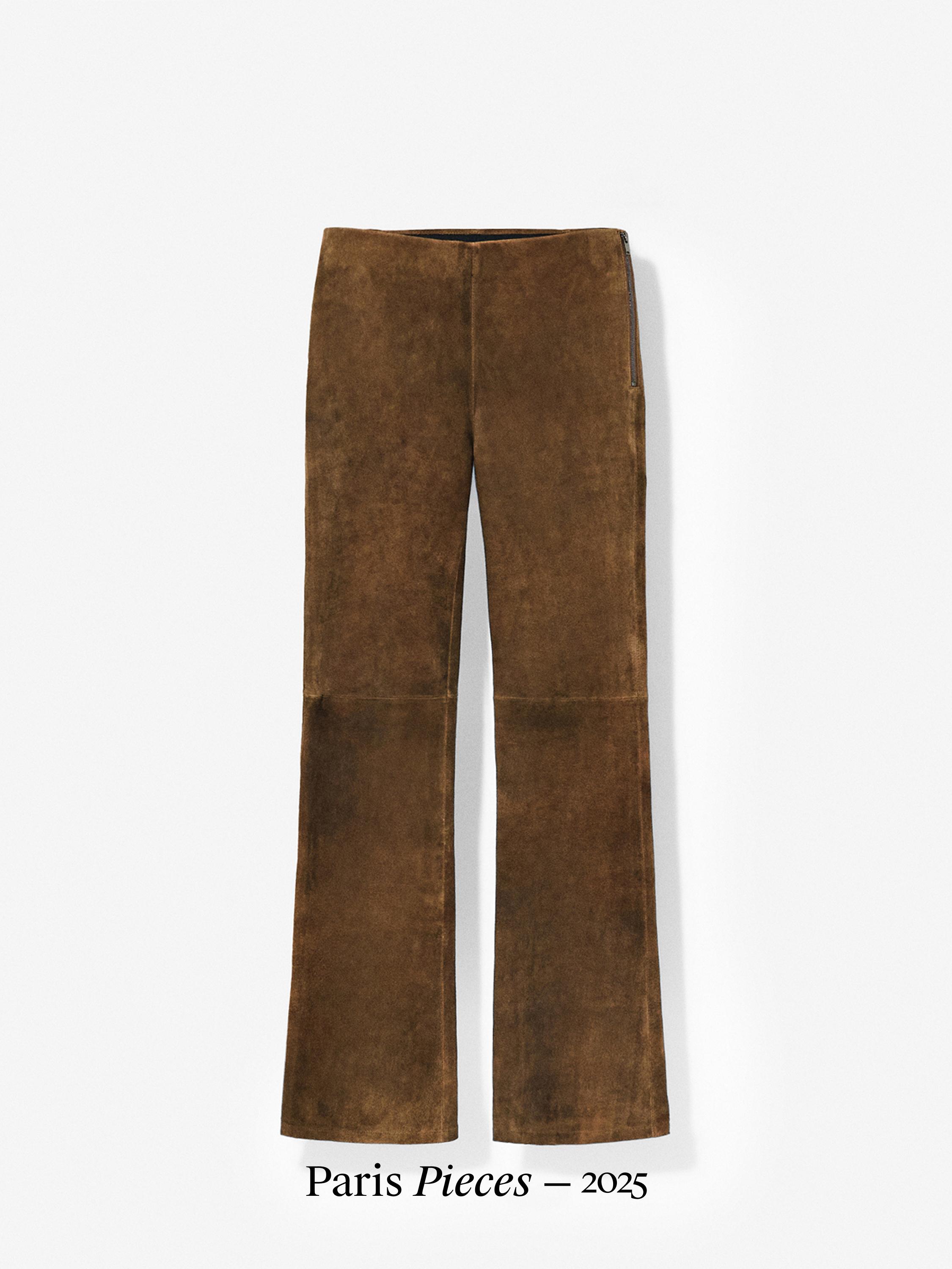 Massimo Dutti【NEW】Mid-rise flared jacquard trousers 0502767952900-o10.jpg?ts=
