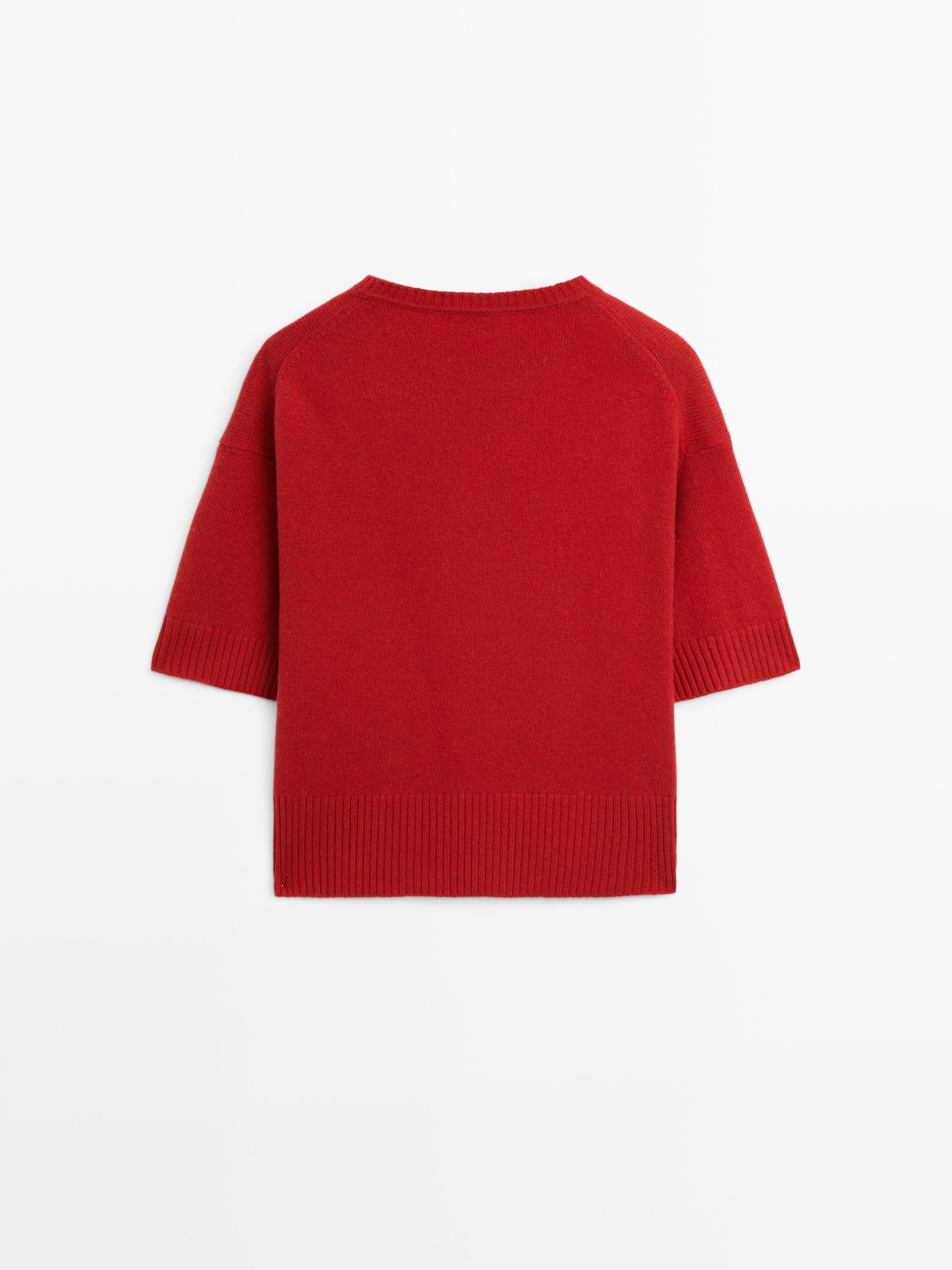 Jersey cuello redondo mezcla lana