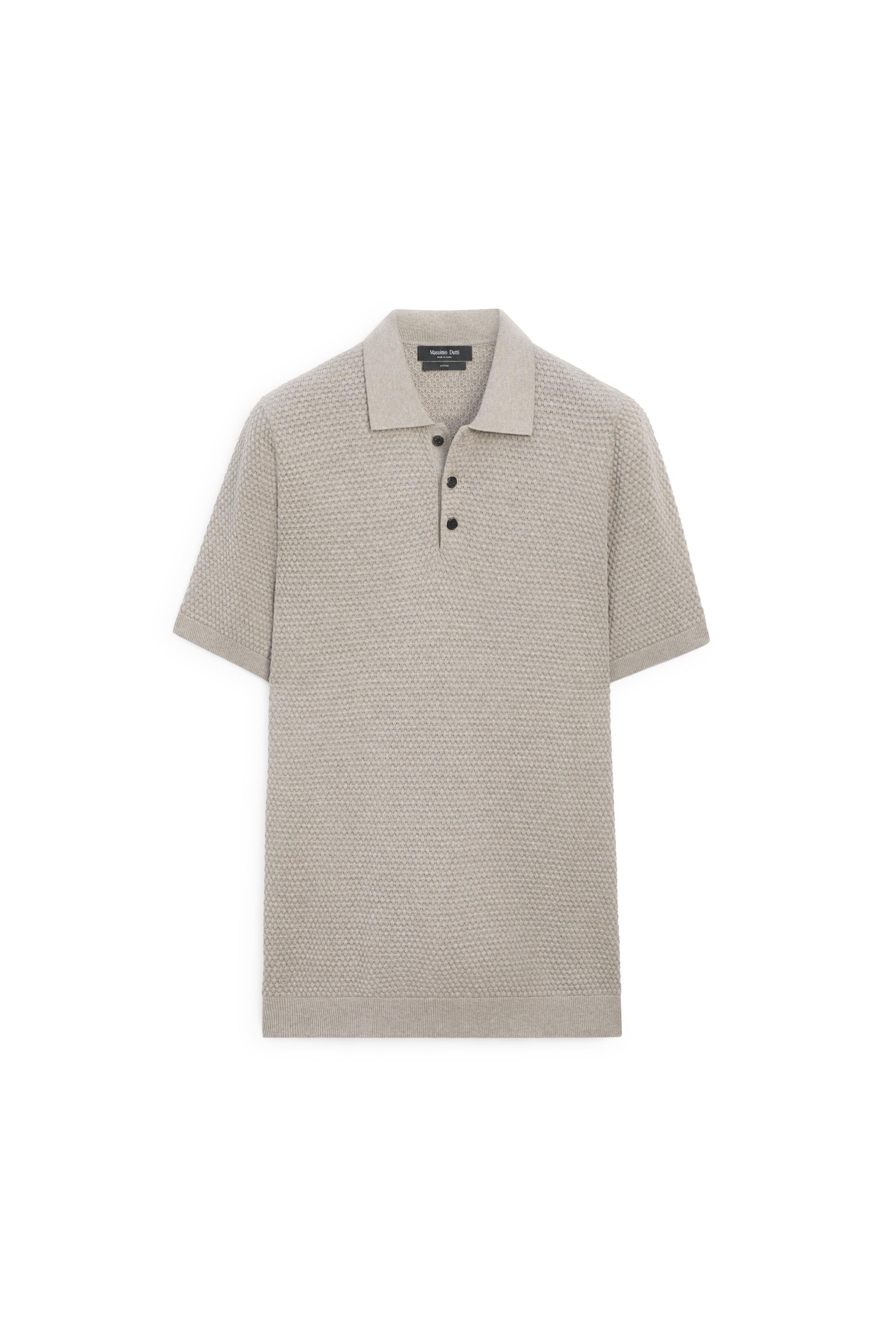 100% Cotton Short Sleeve Knit Polo — 0-847