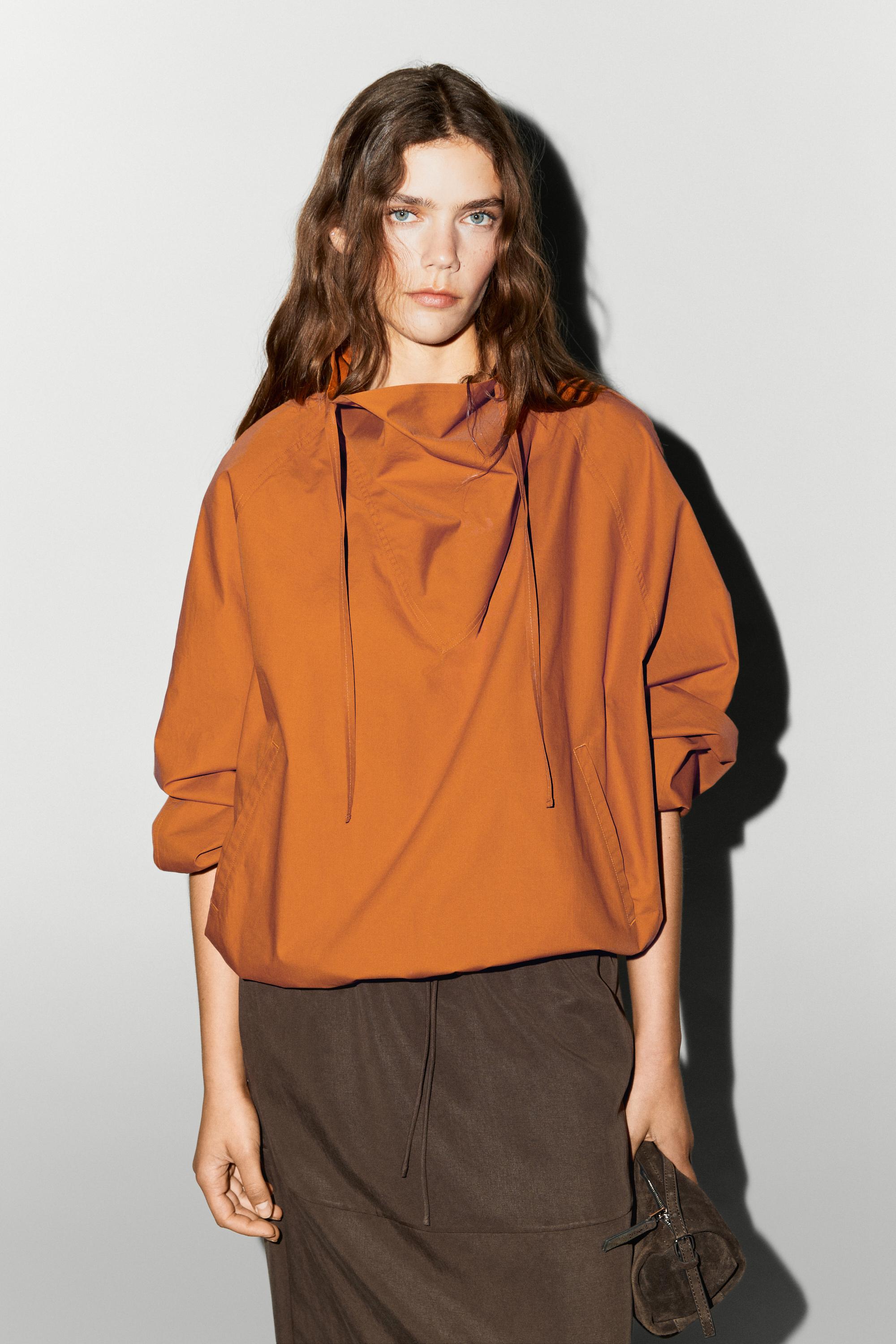 Technical bomber jacket — Orange