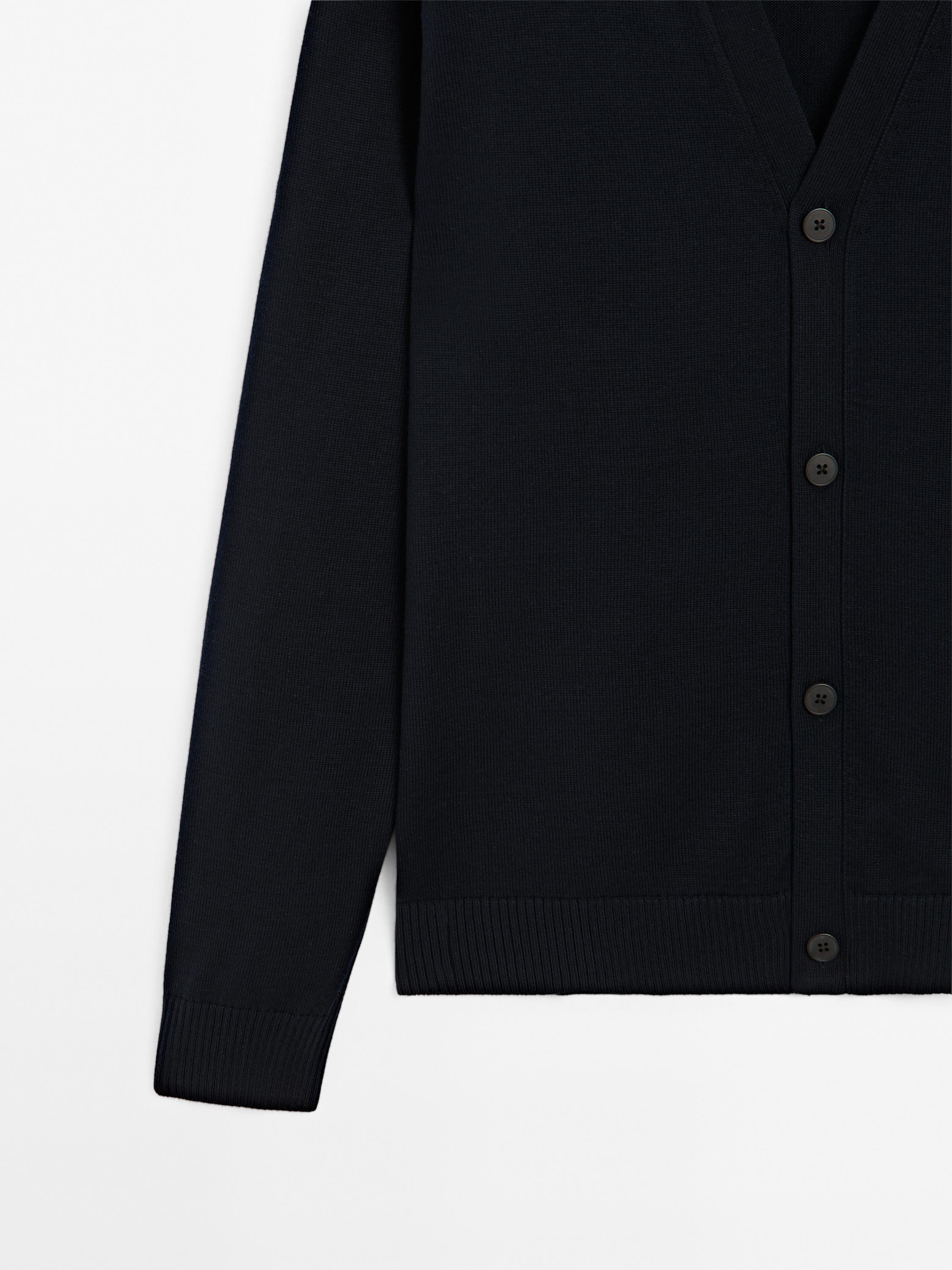 100% cotton knit cardigan