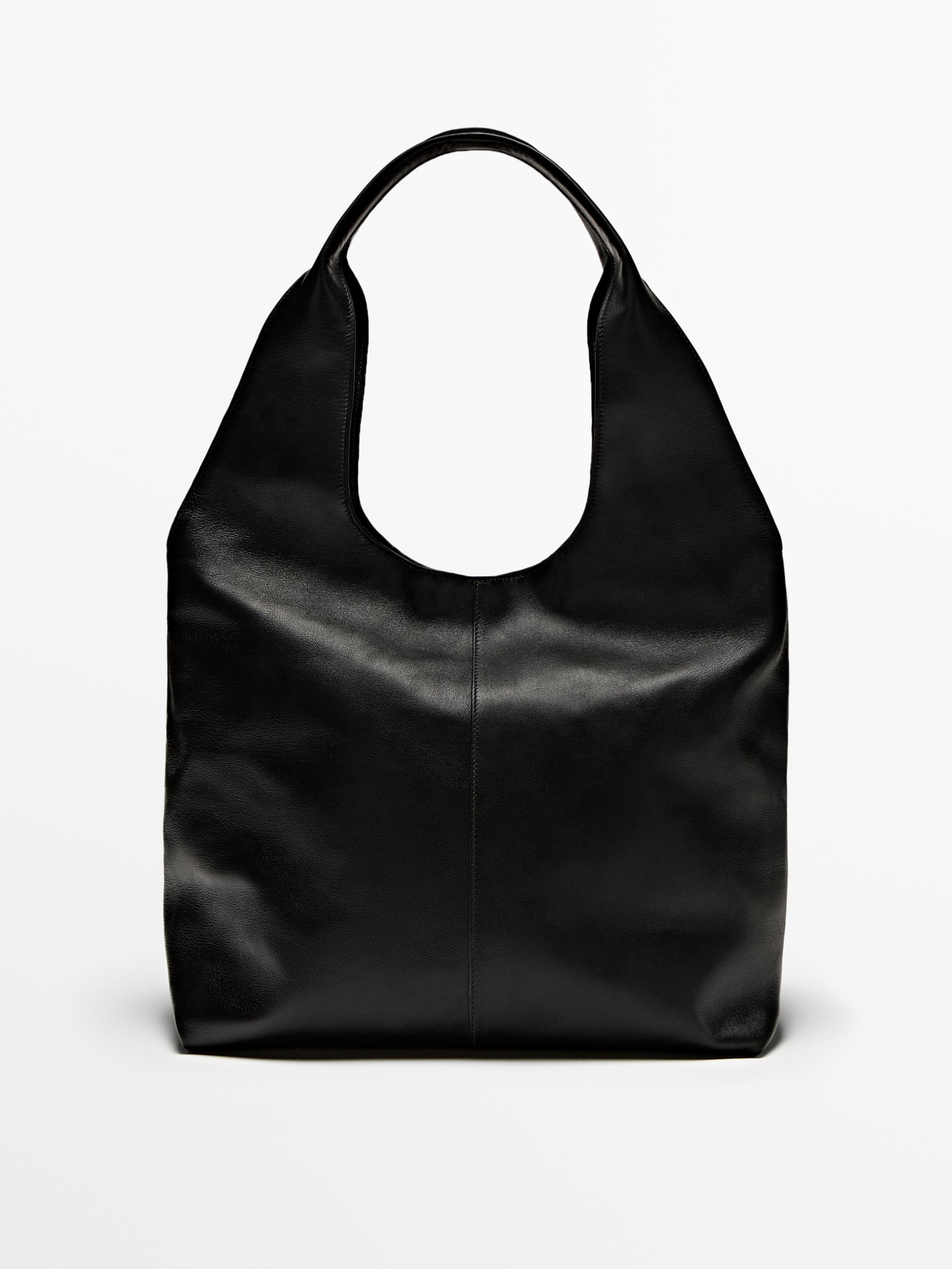 Nappa leather tote bag