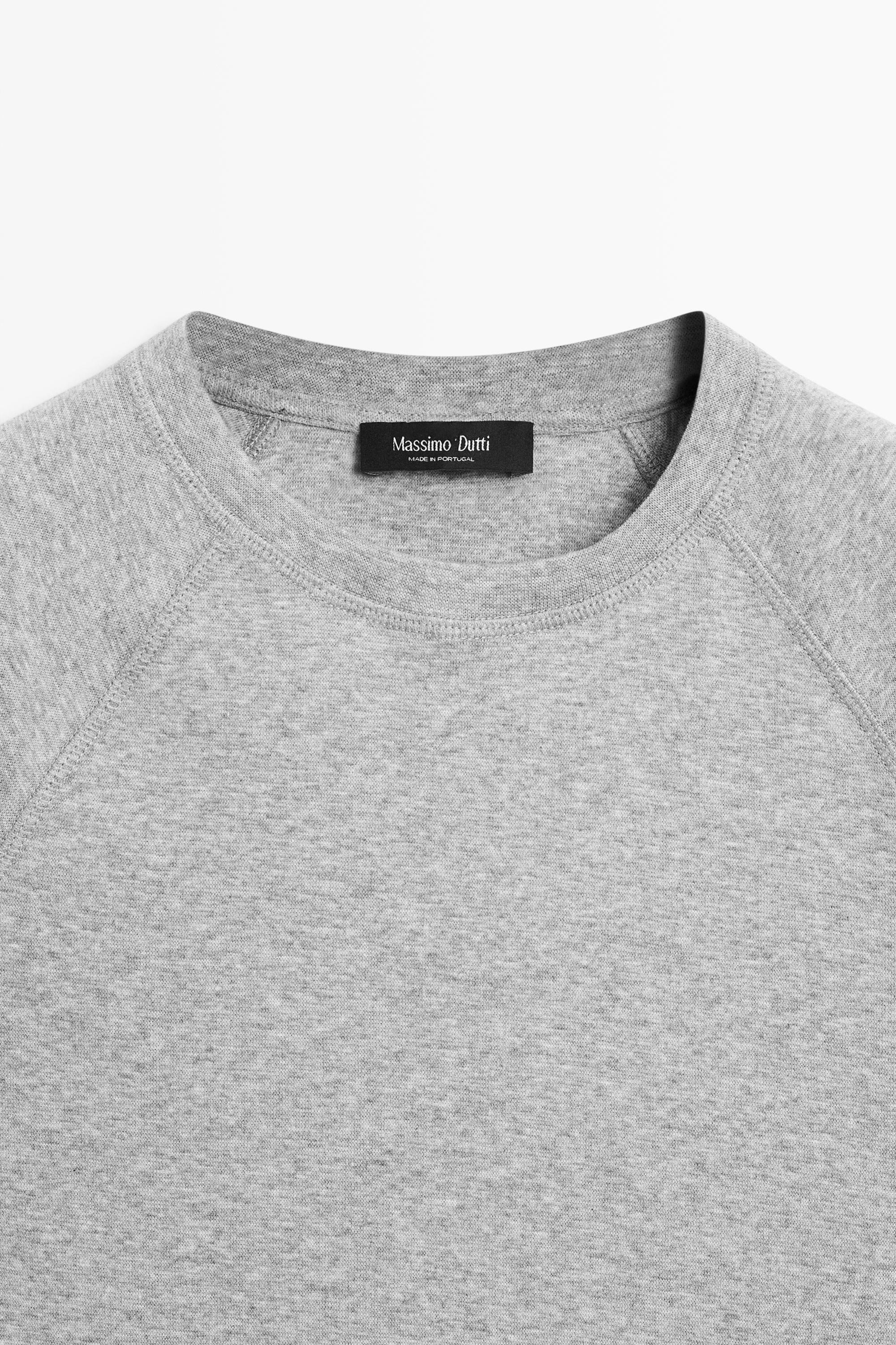 Short Sleeve Raglan T-Shirt — GREY