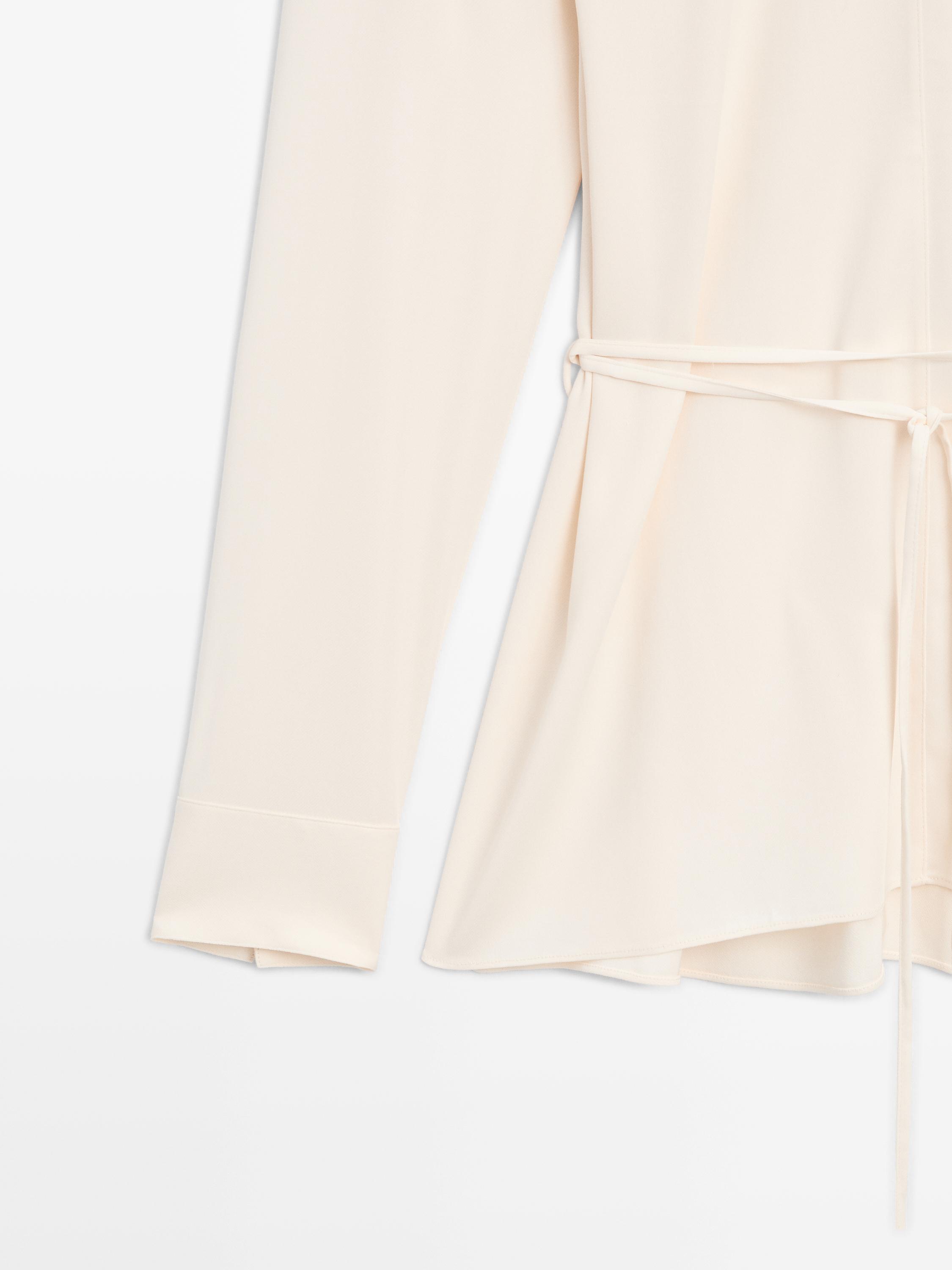 Blouse à manches longues avec lien