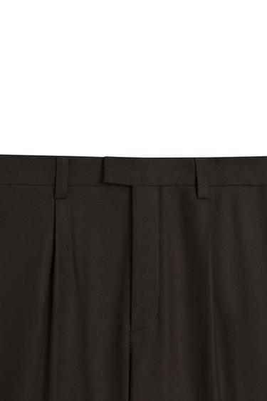 Wool blend darted suit pants - LIMITED EDITION — BROWN 6