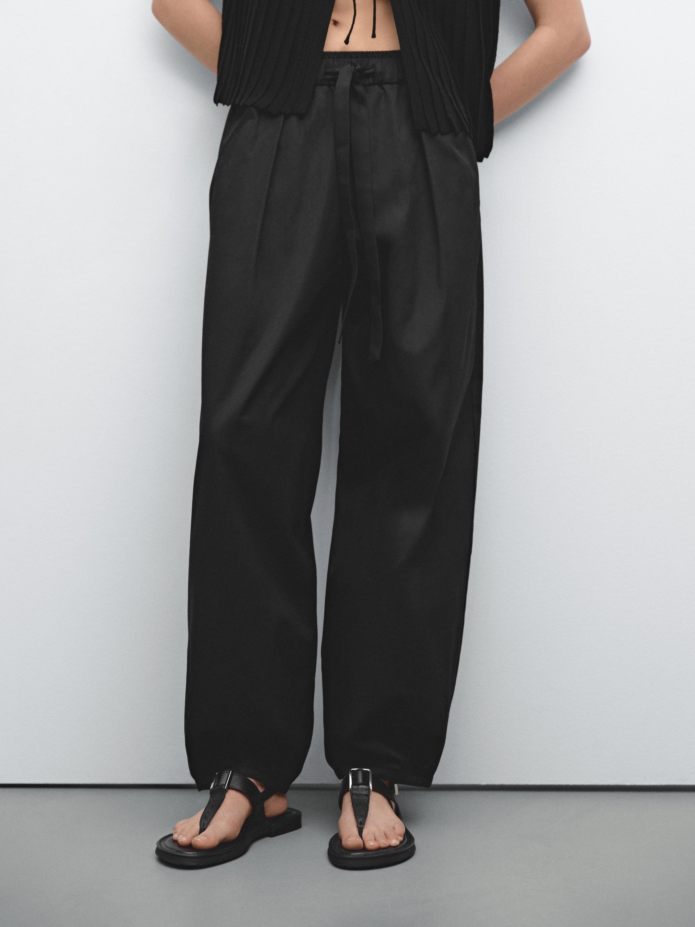 100% cotton jogger trousers