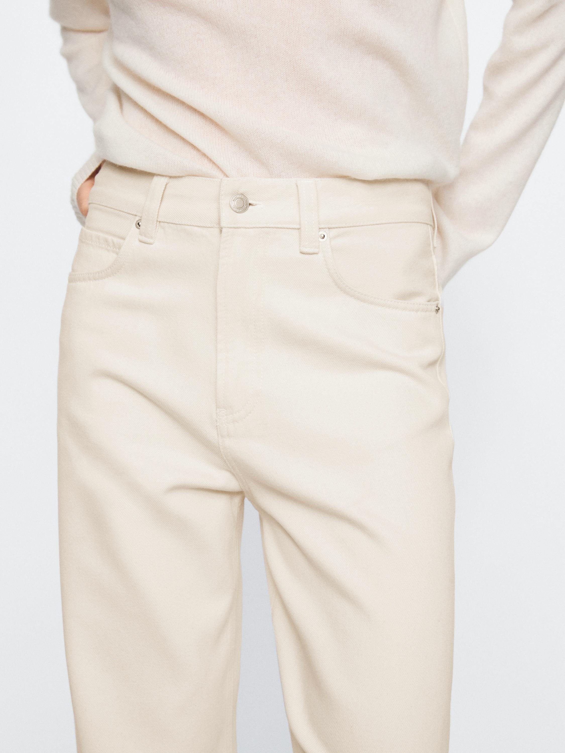 High-waist wide-leg jeans