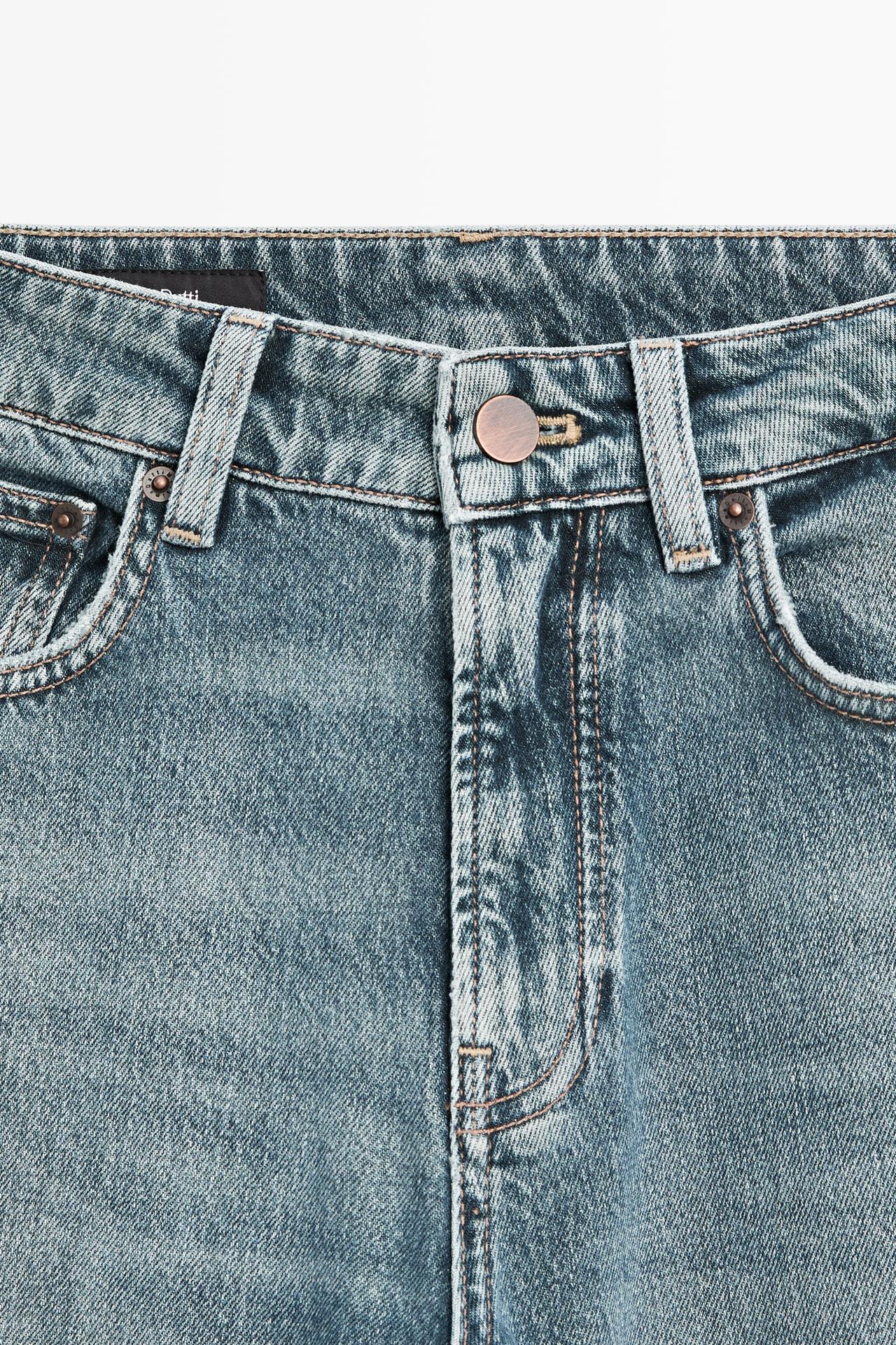 High-waist boot-cut jeans — MEDIUM BLUE