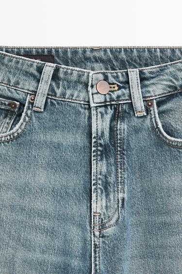 High-waist boot-cut jeans — MEDIUM BLUE 9