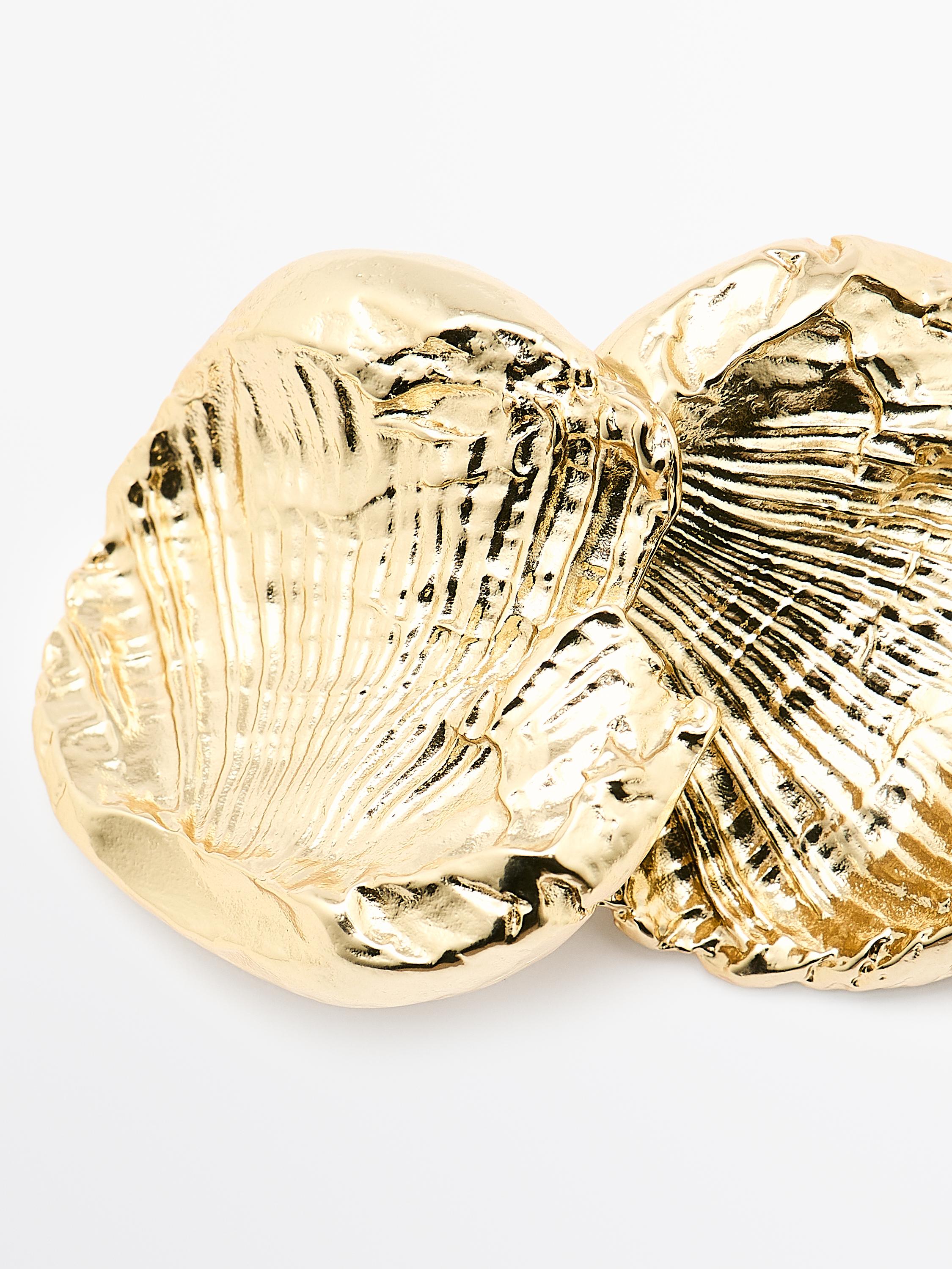 Fossil earrings — GOLDEN