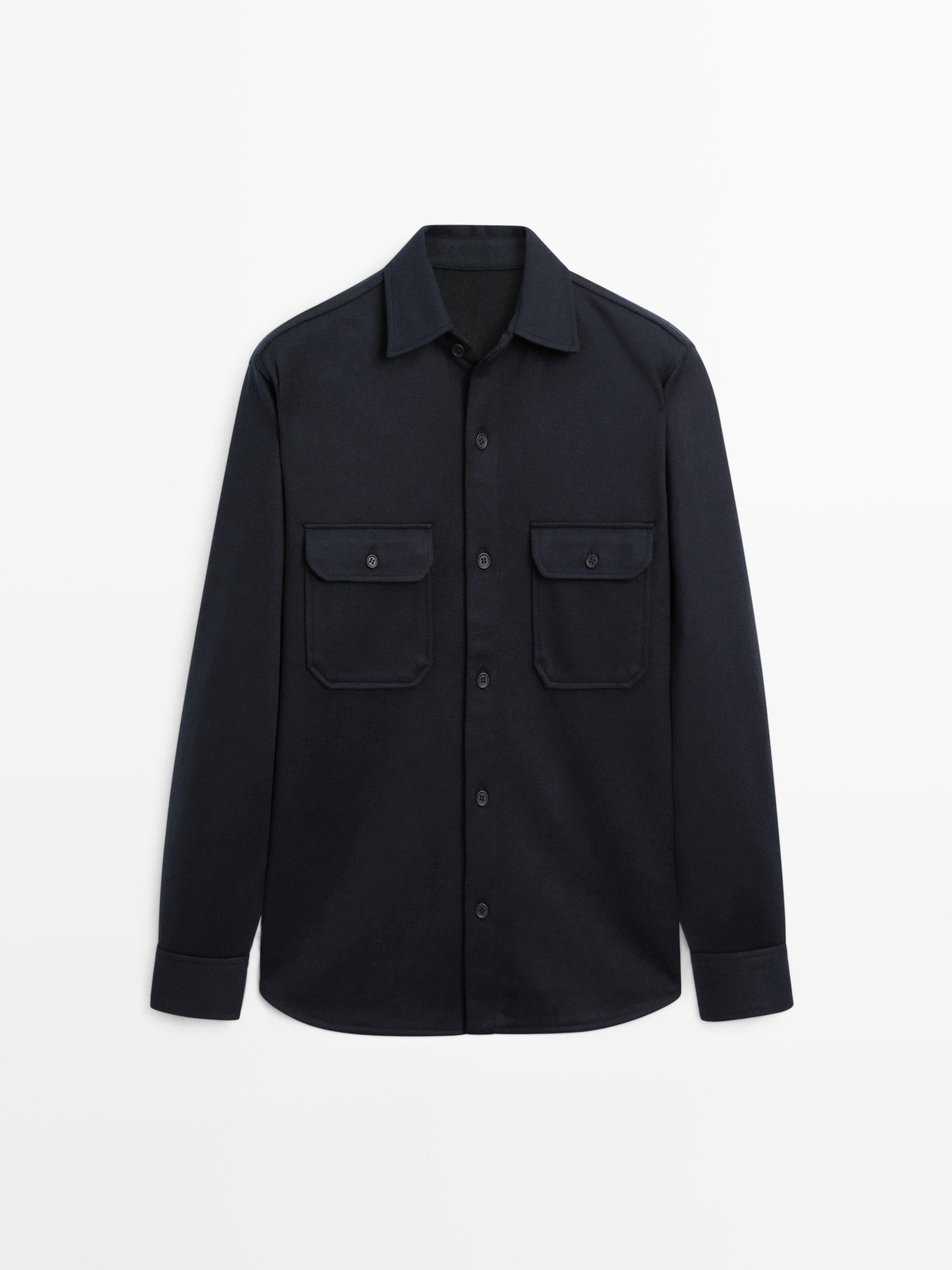 Overshirt with chest pockets