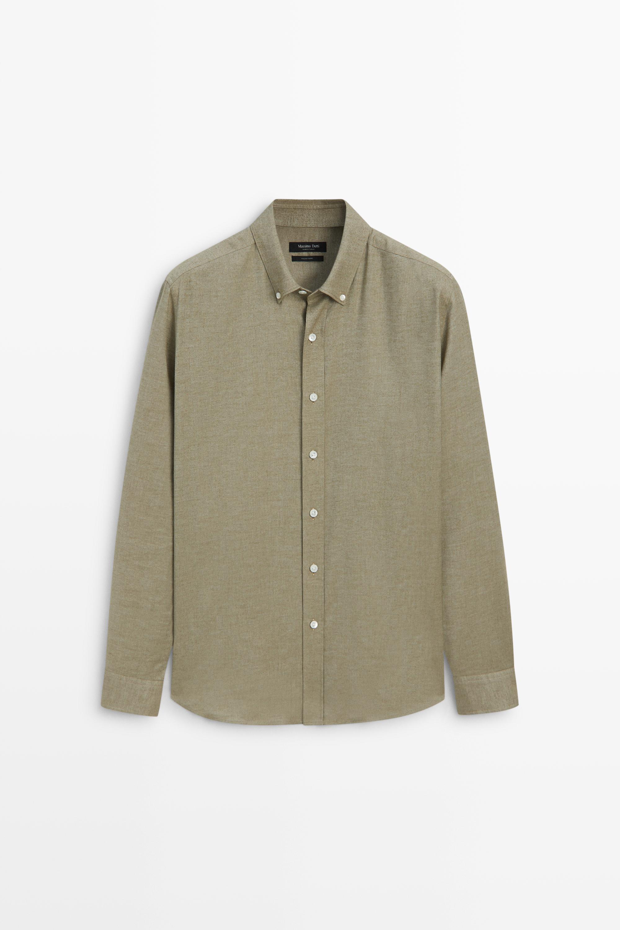 Camisa regular fit 100% algodón