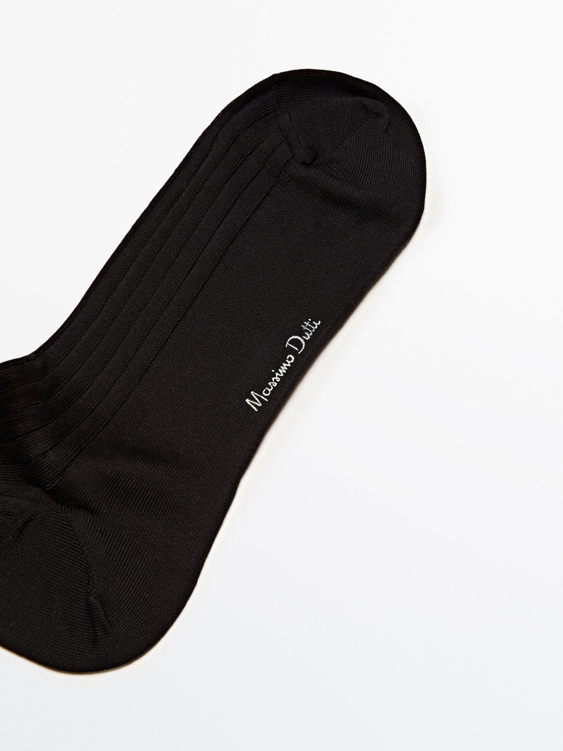 Calcetines vestir canalé