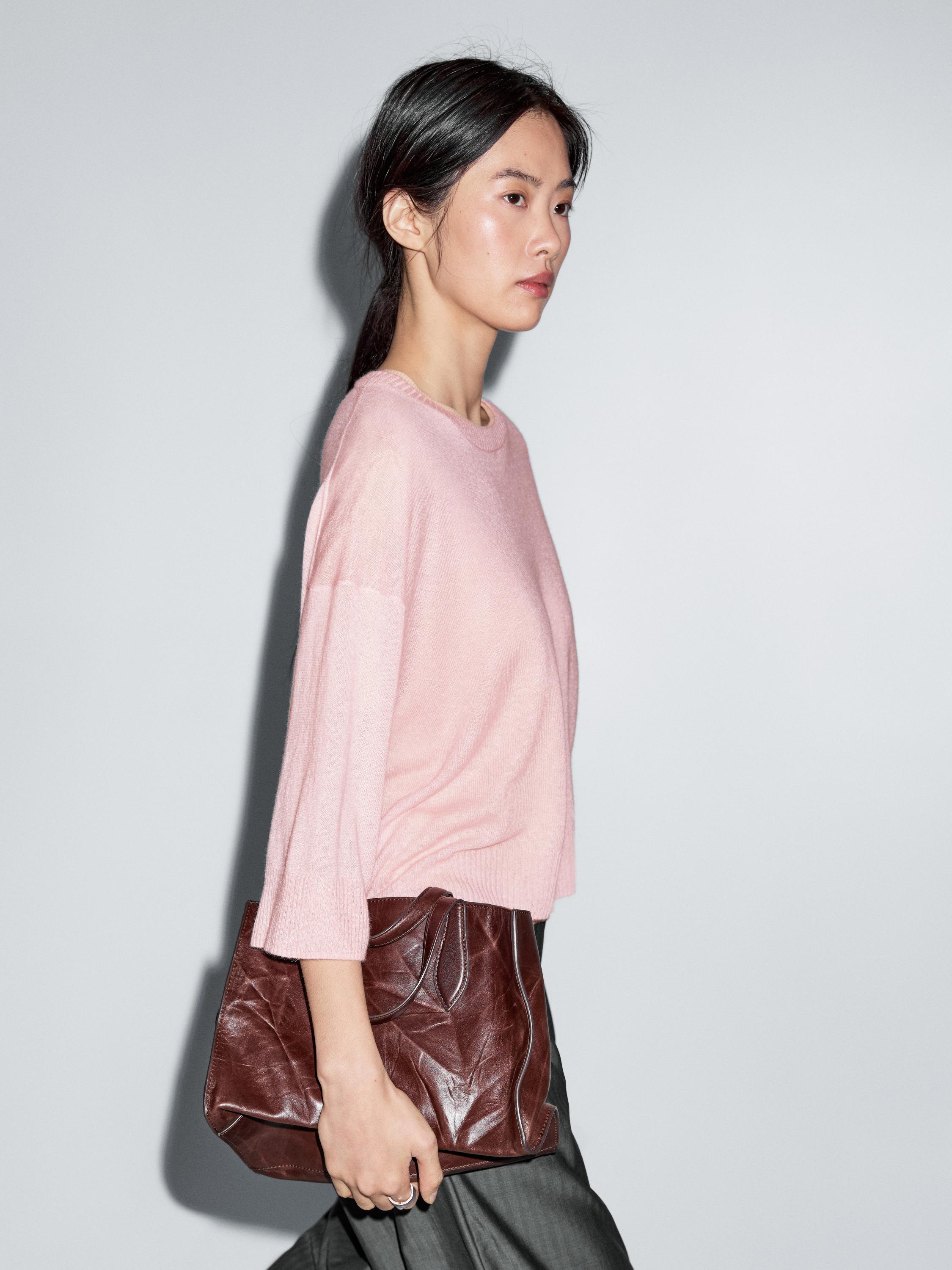 루즈핏 울 블렌드 스웨터