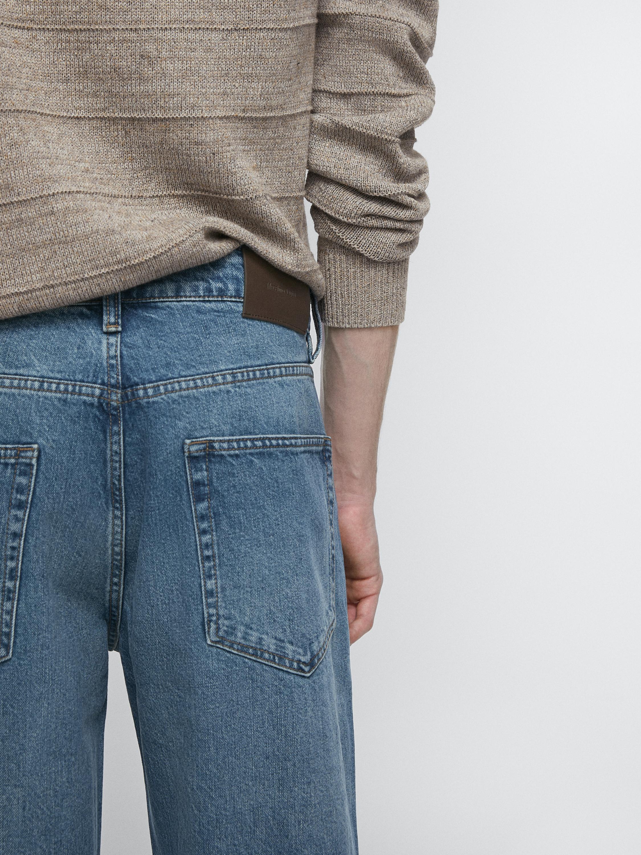 Tapered fit jeans — INDIGO
