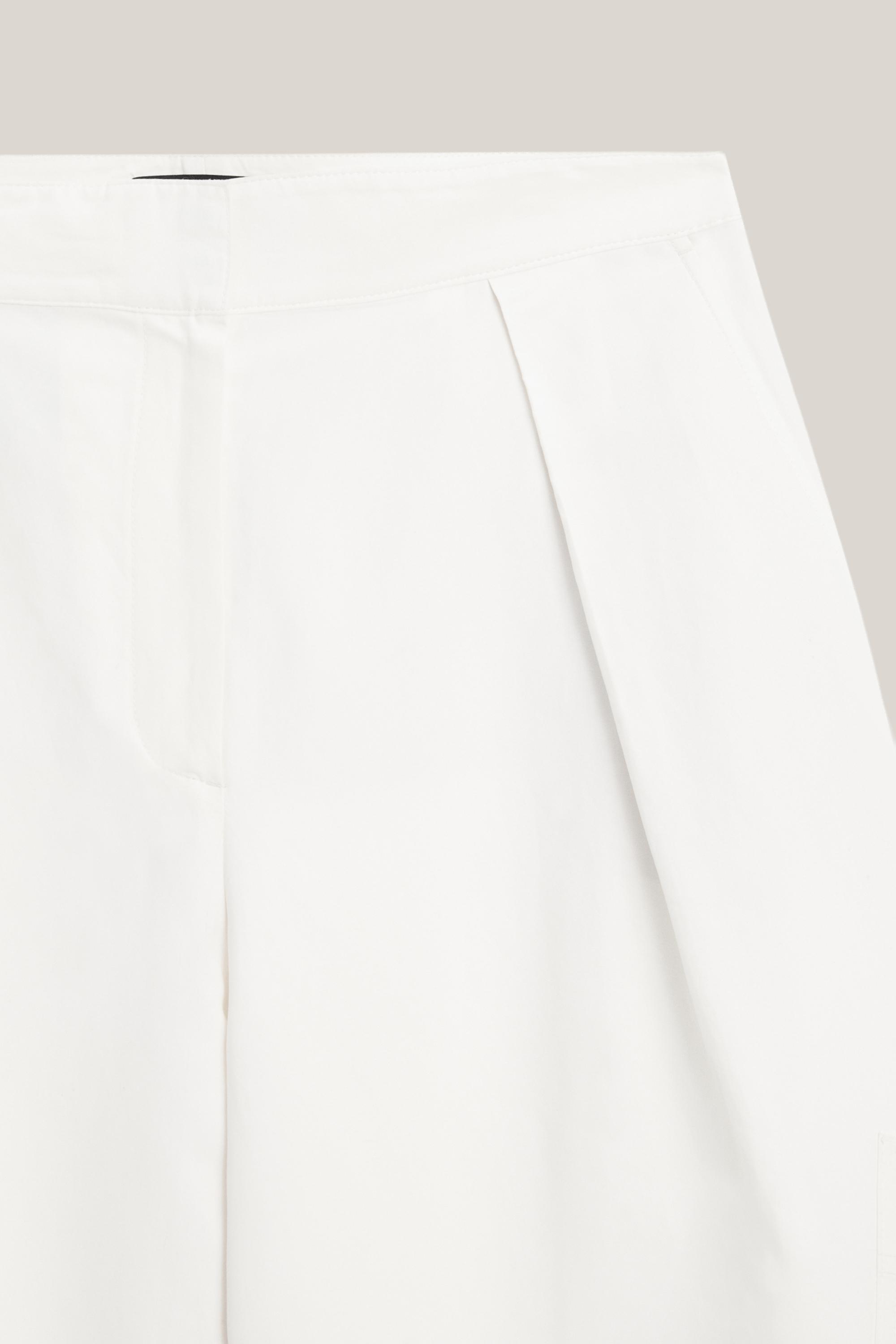 Flowing trousers with darts - LIMITED EDITION — BEIGE