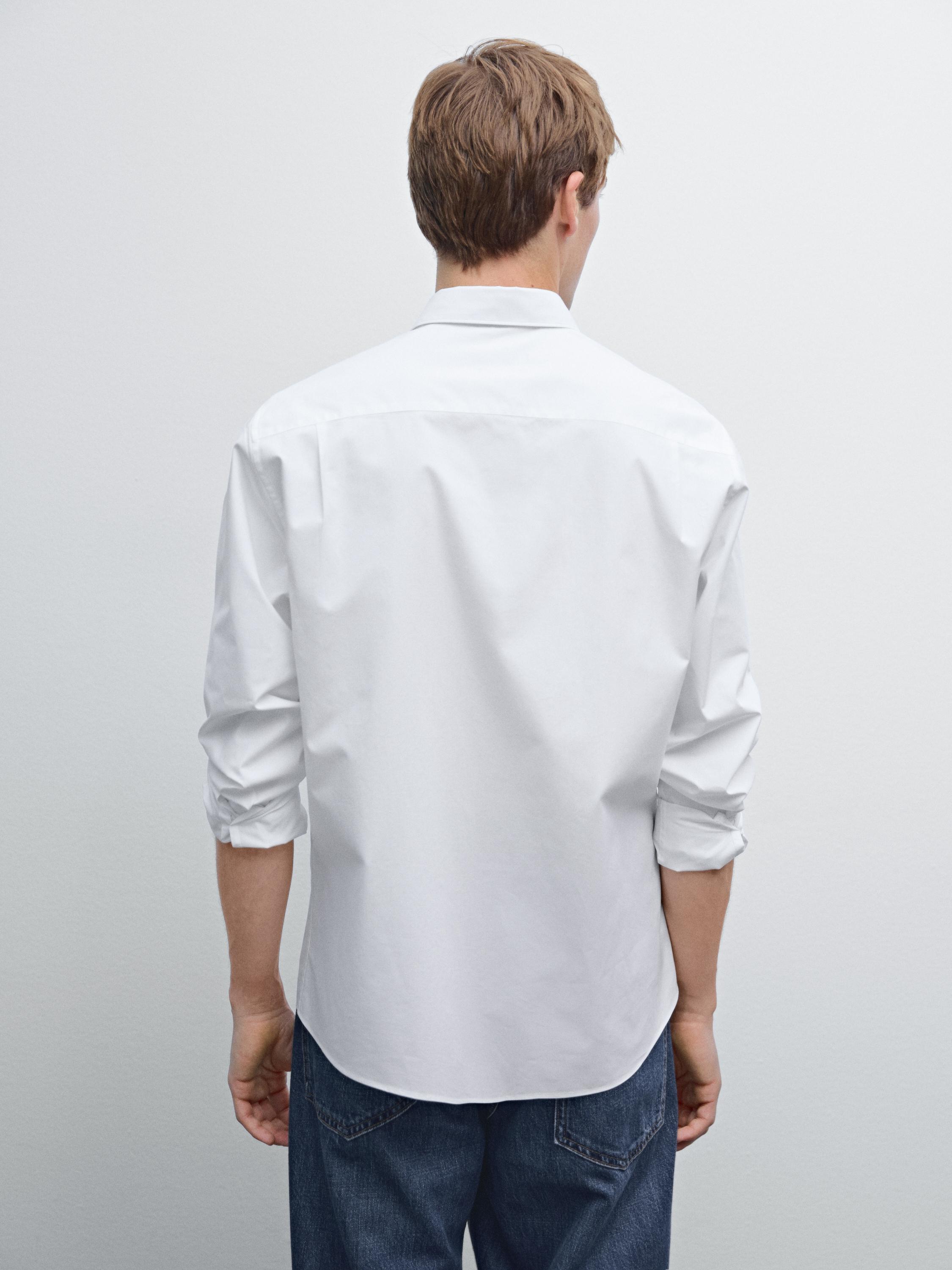 Camisa de popelina regular fit