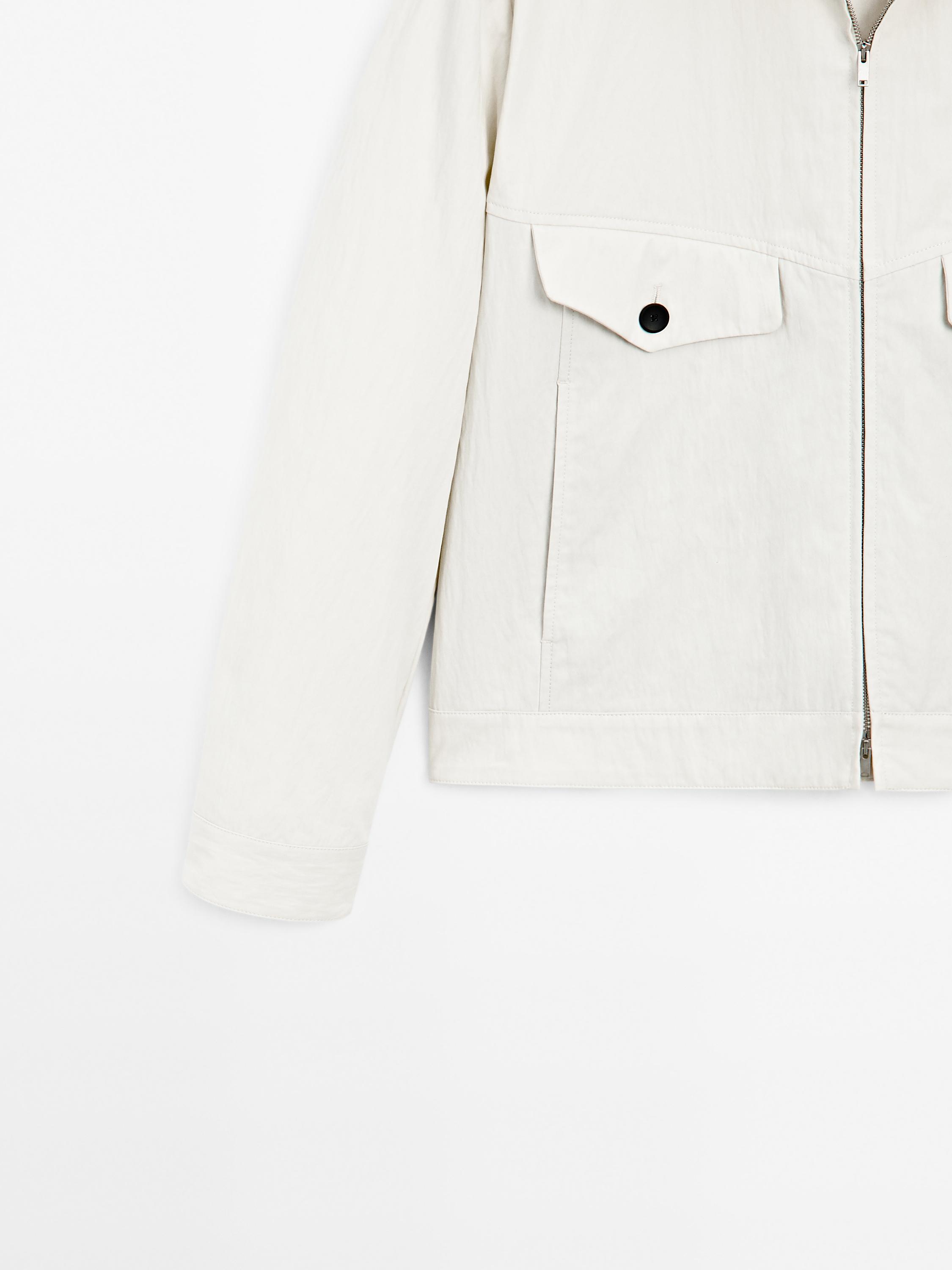 Cotton blend crepe jacket - Limited Edition