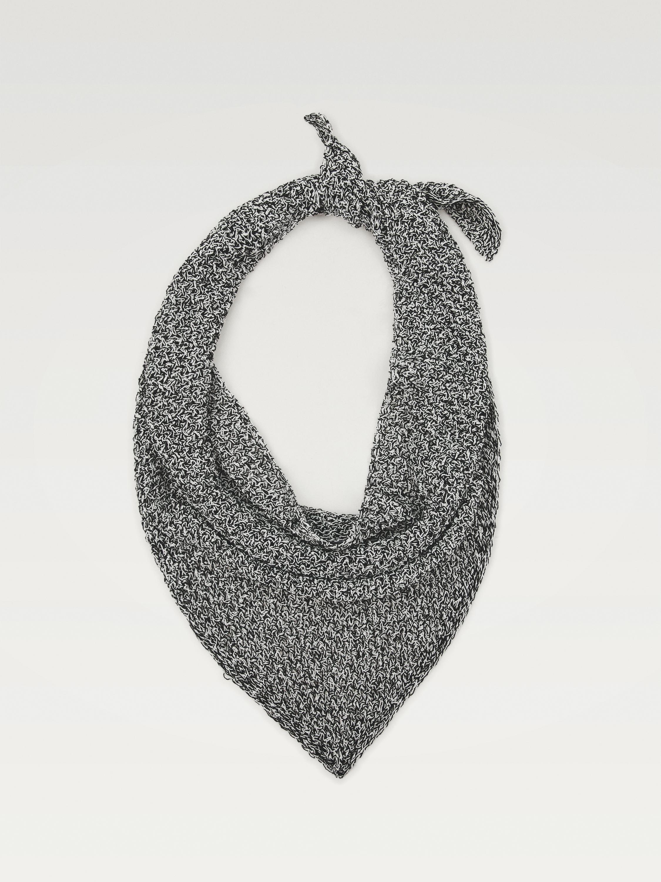 Cotton blend knitted bandana