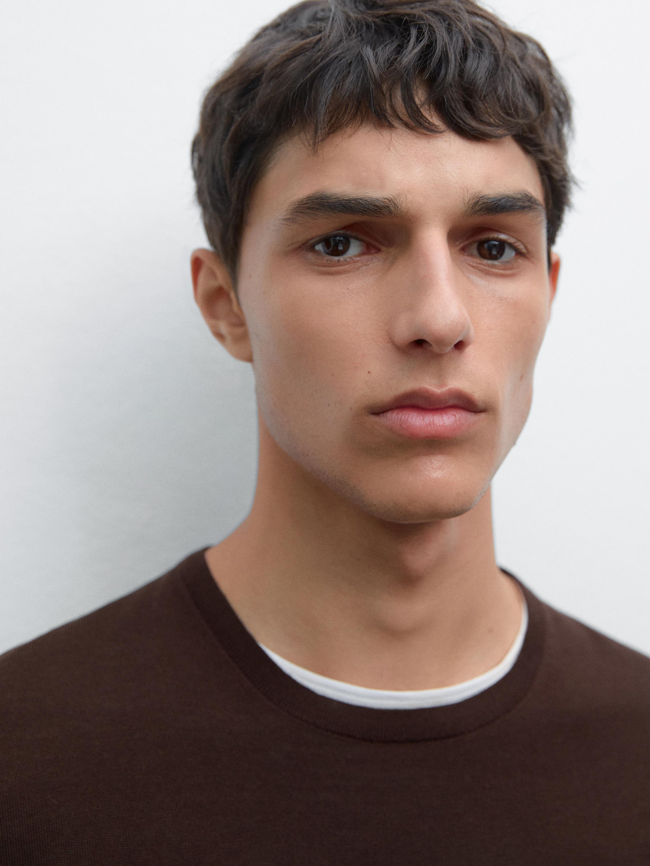 100% merino wool knit sweater
