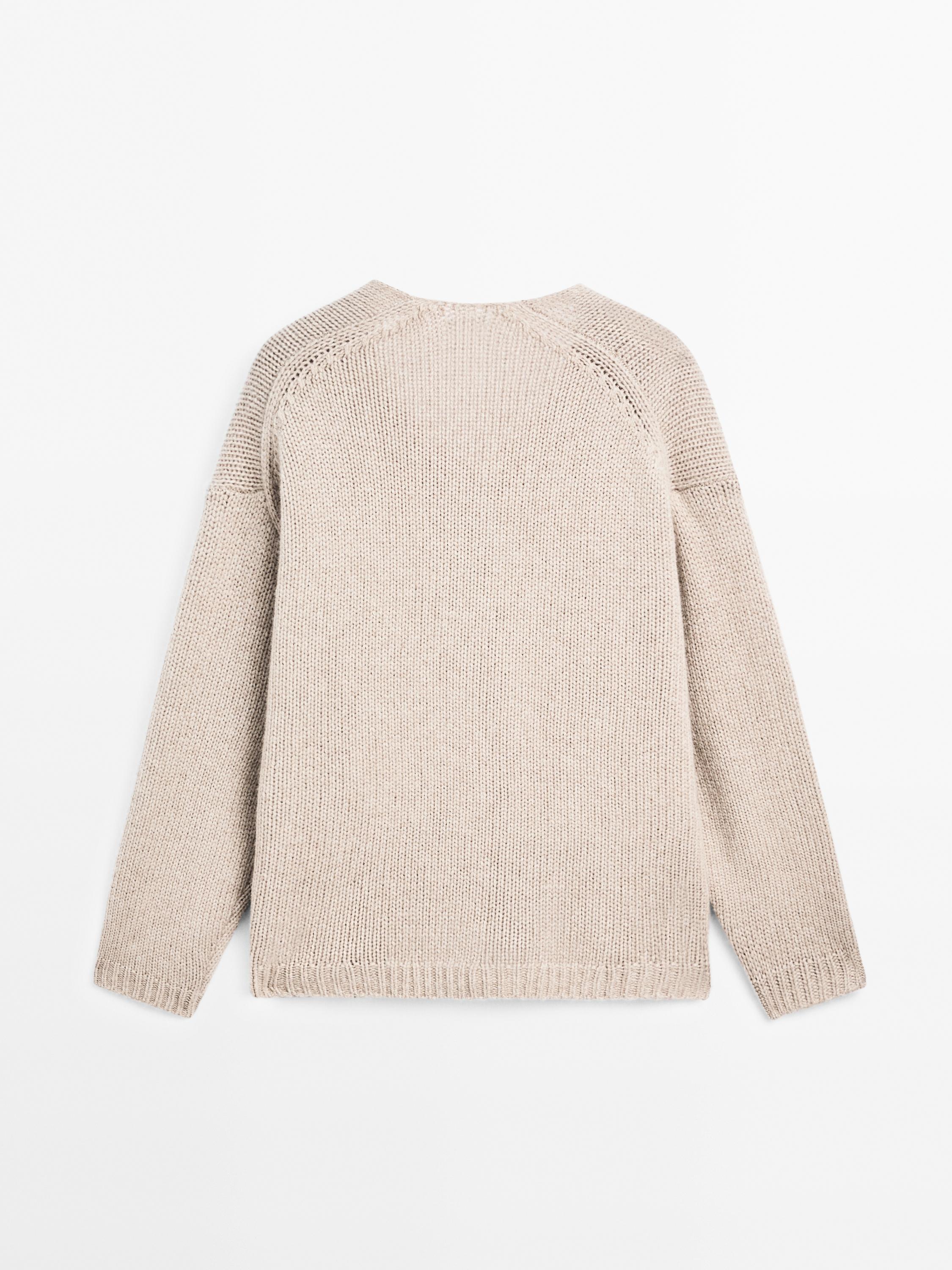 Pull en maille 100&nbsp;% cachemire à col en V