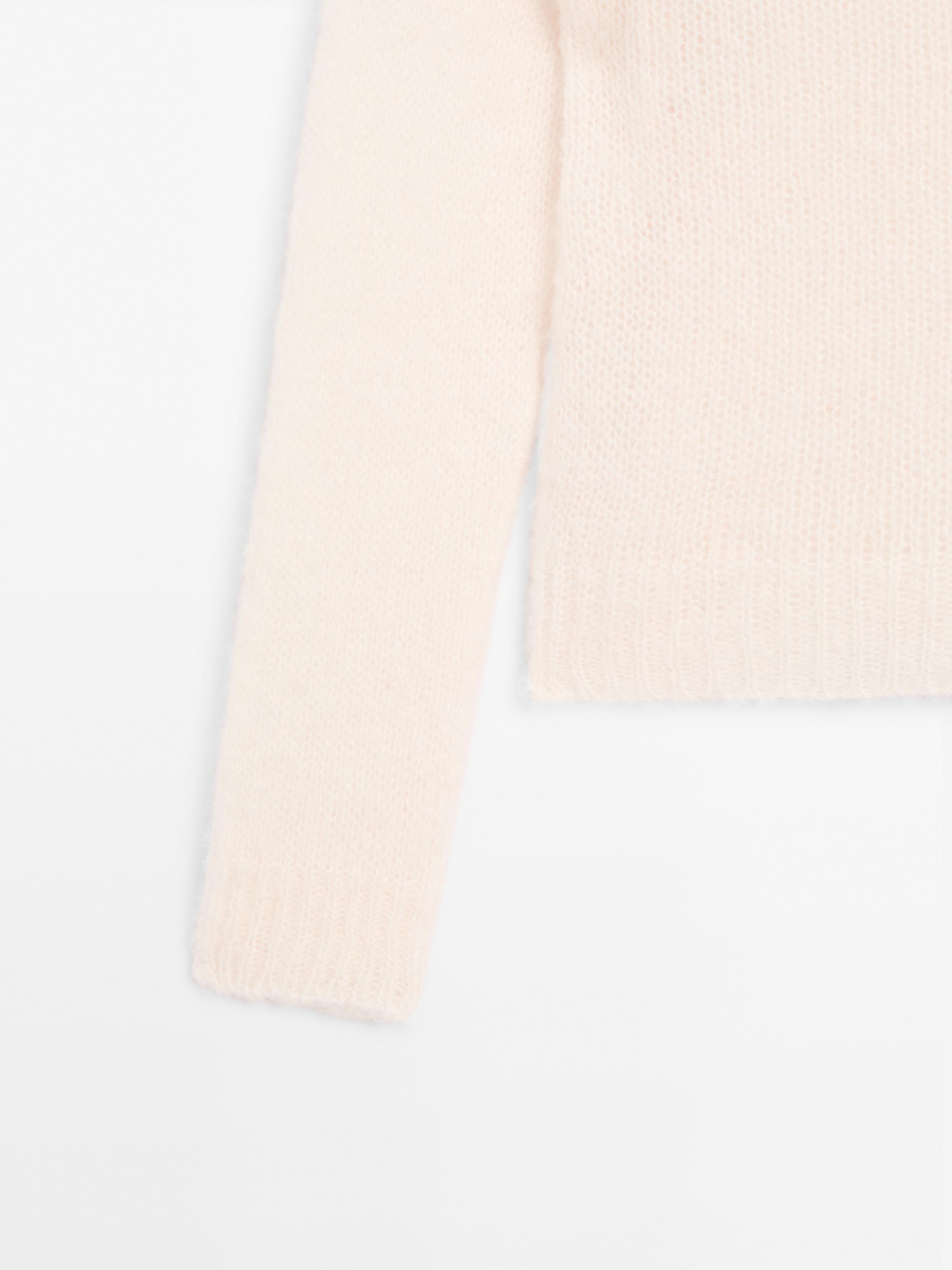 Knit alpaca blend sweater