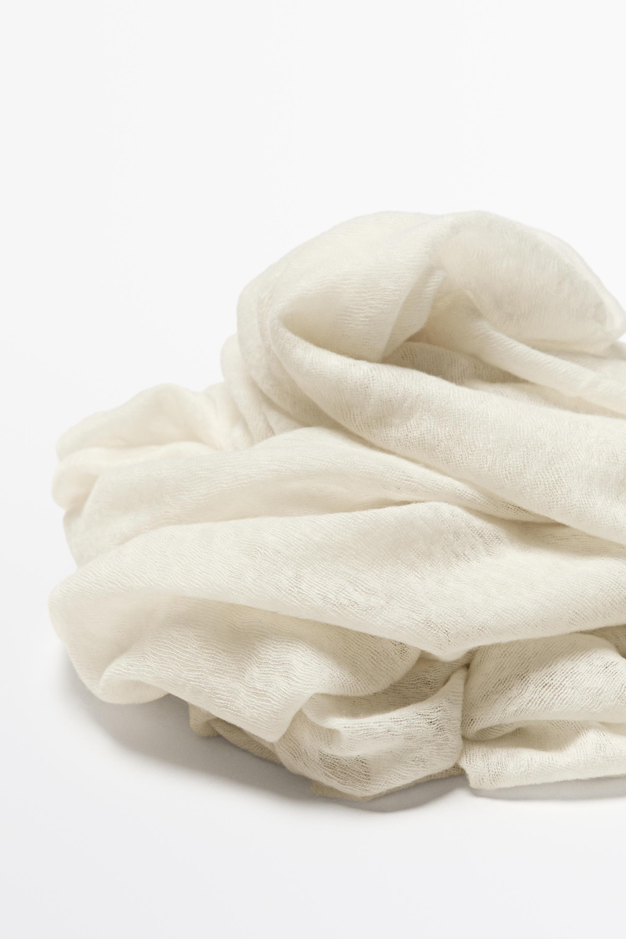 100% Cashmere scarf — CREAM
