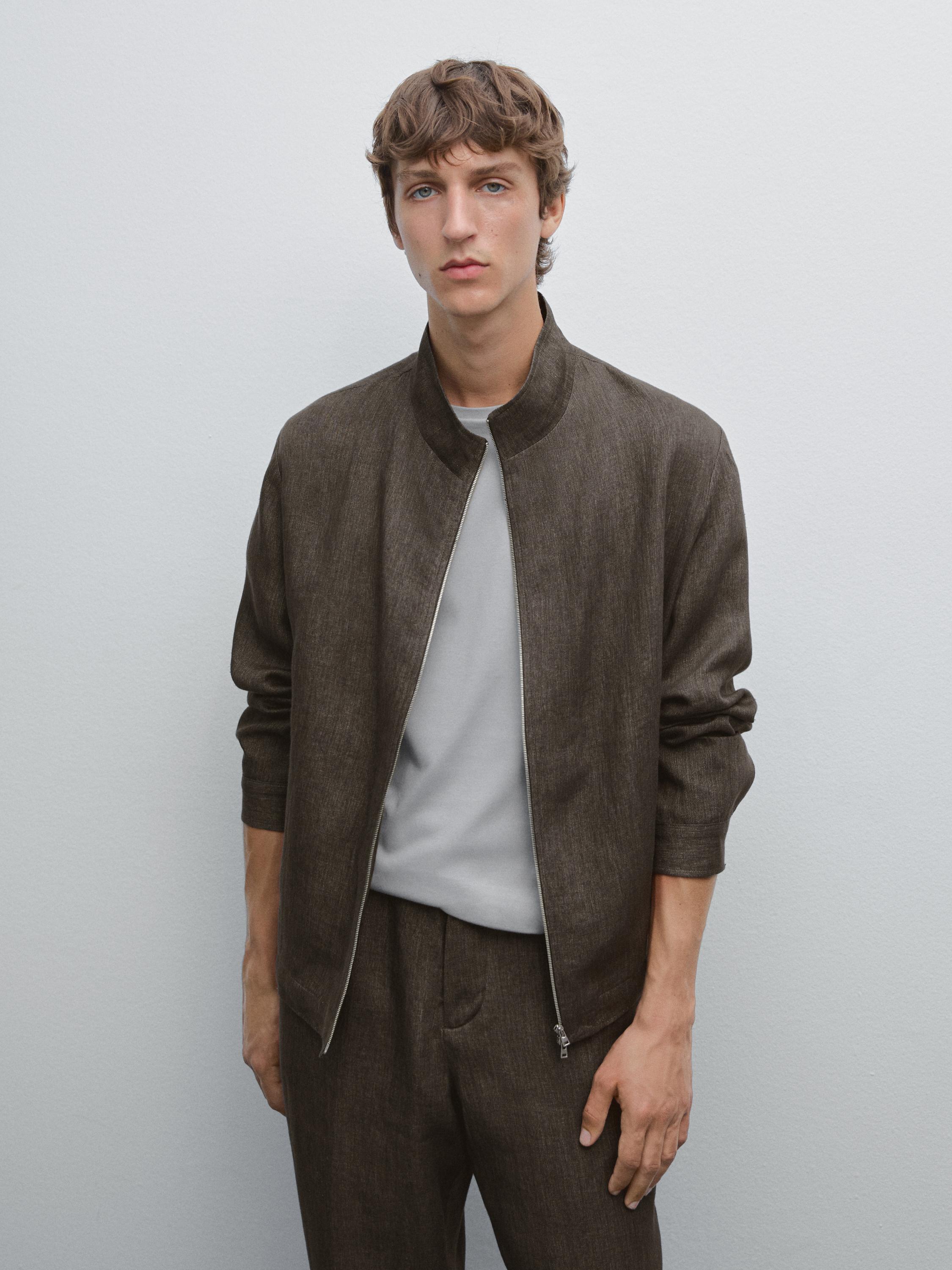 Jaqueta bomber total look lli delavé
