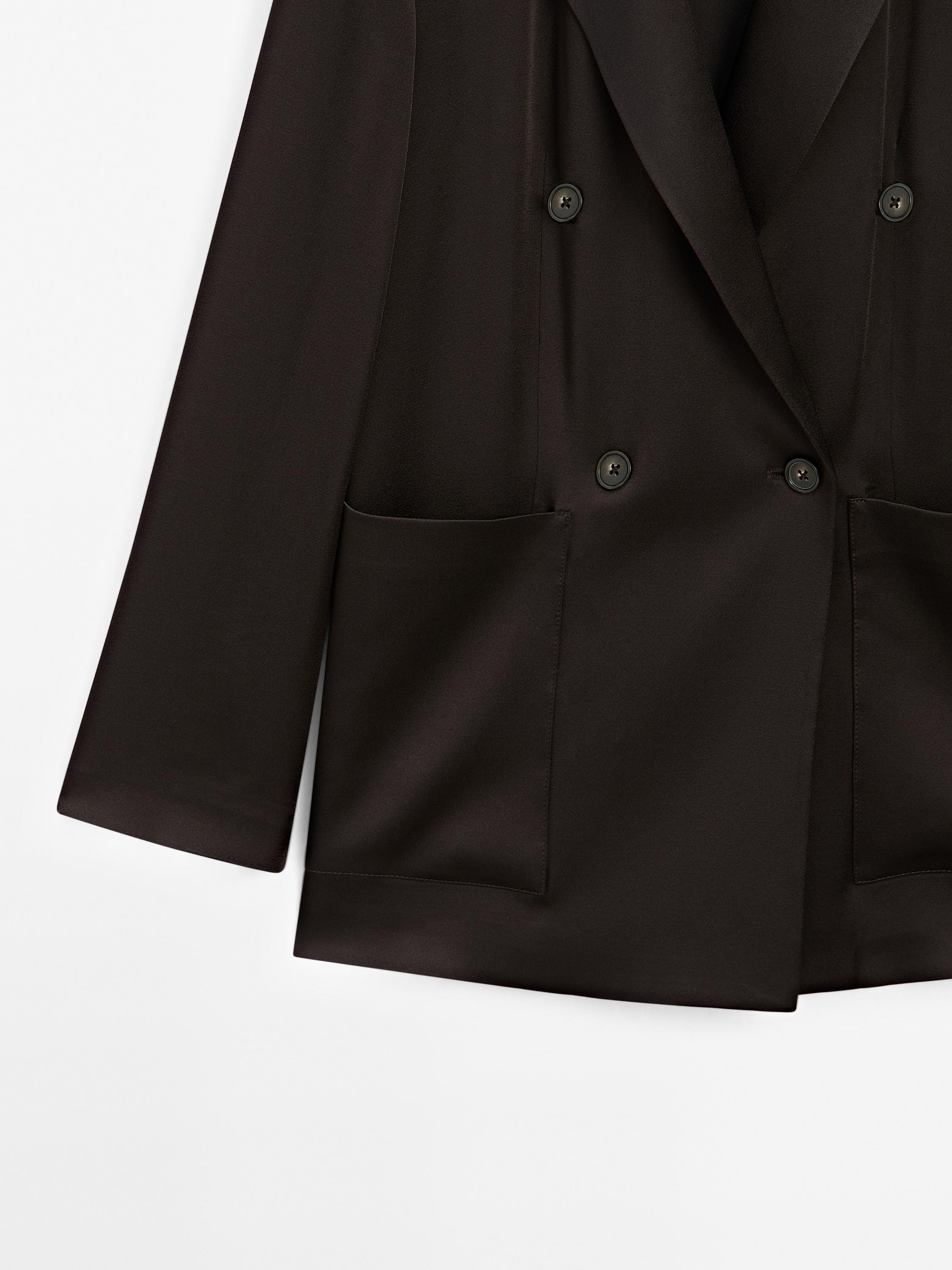 Satin blazer