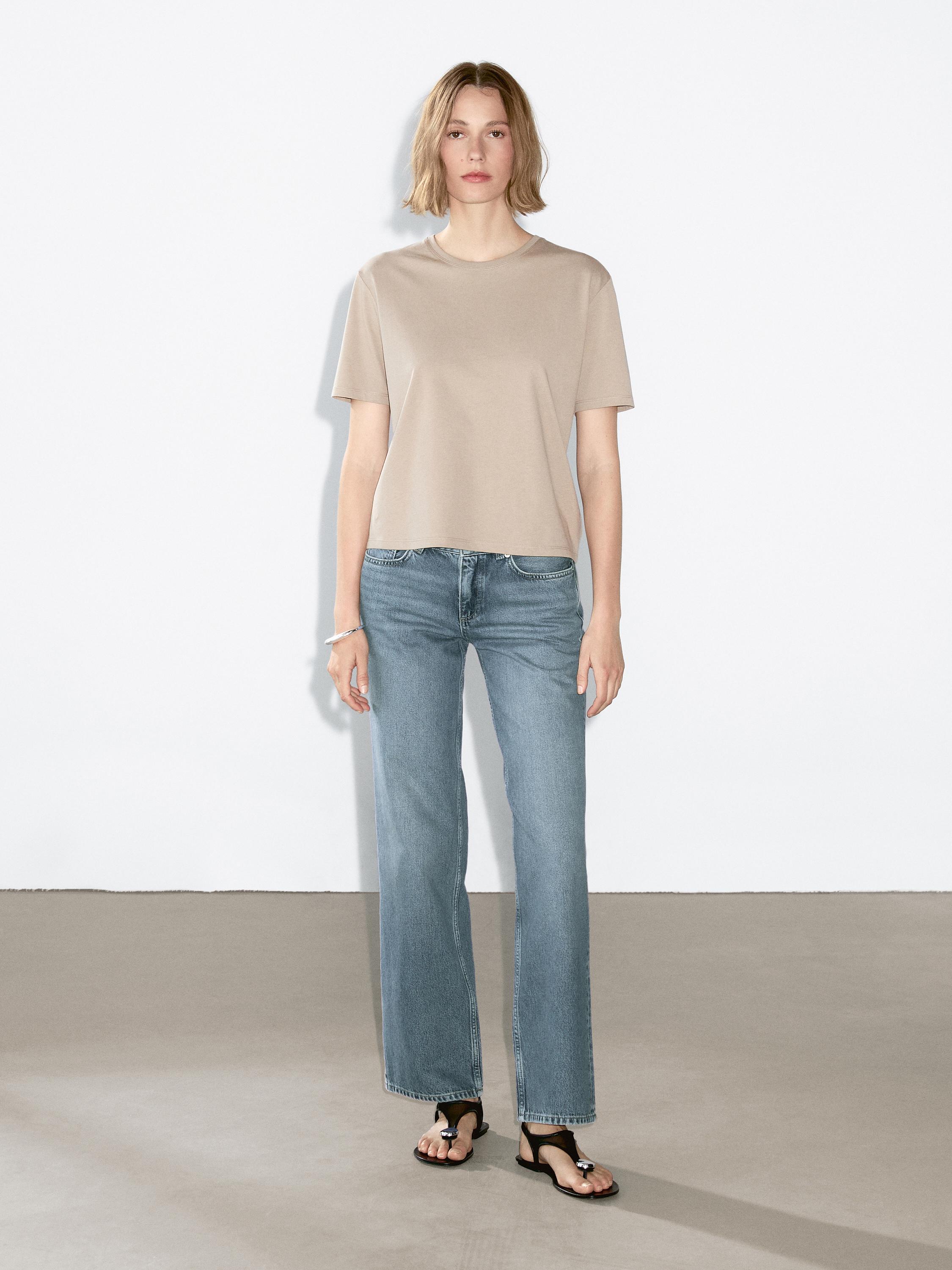 T-shirt regular à manches courtes