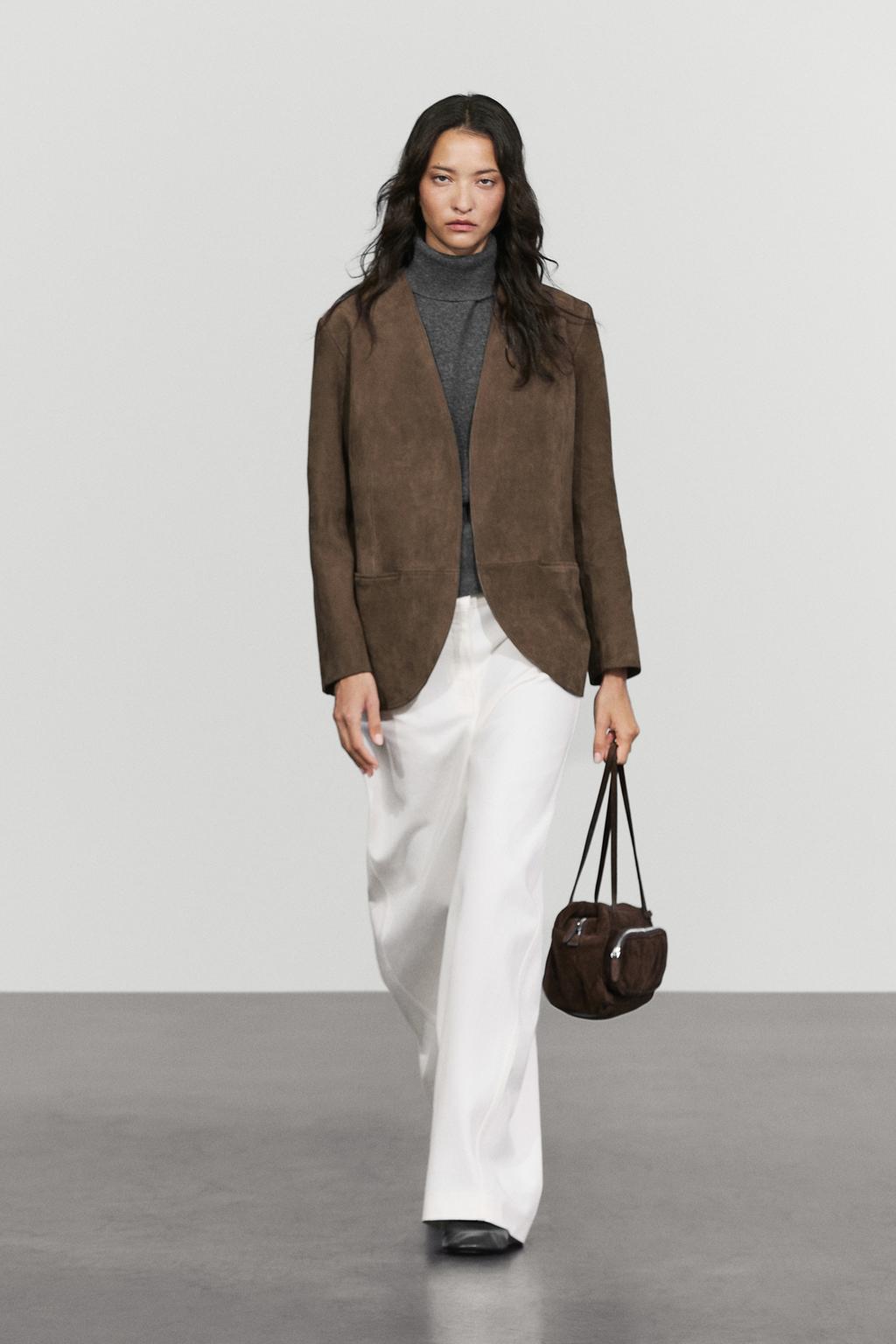 Massimo Dutti Süet blazer
