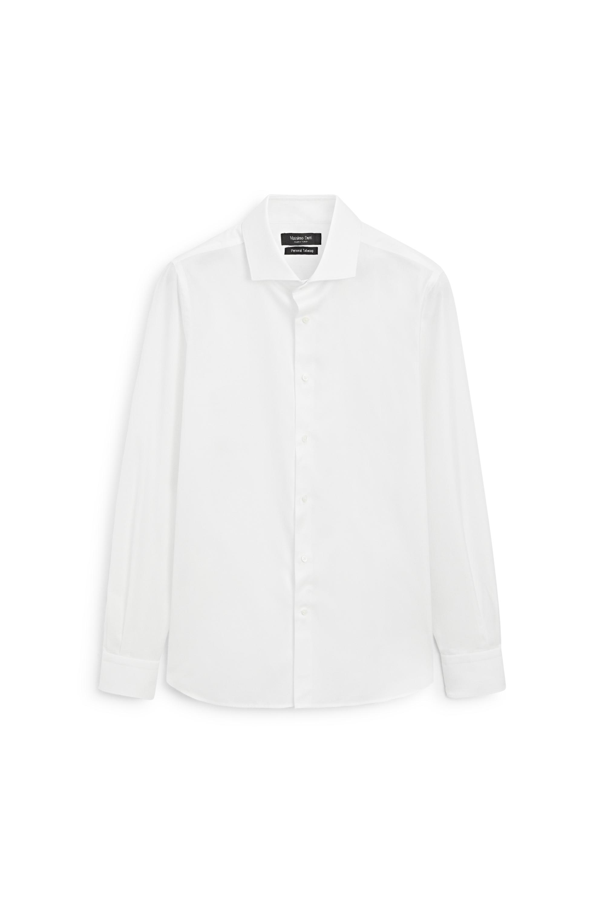 100% cotton shirt — WHITE