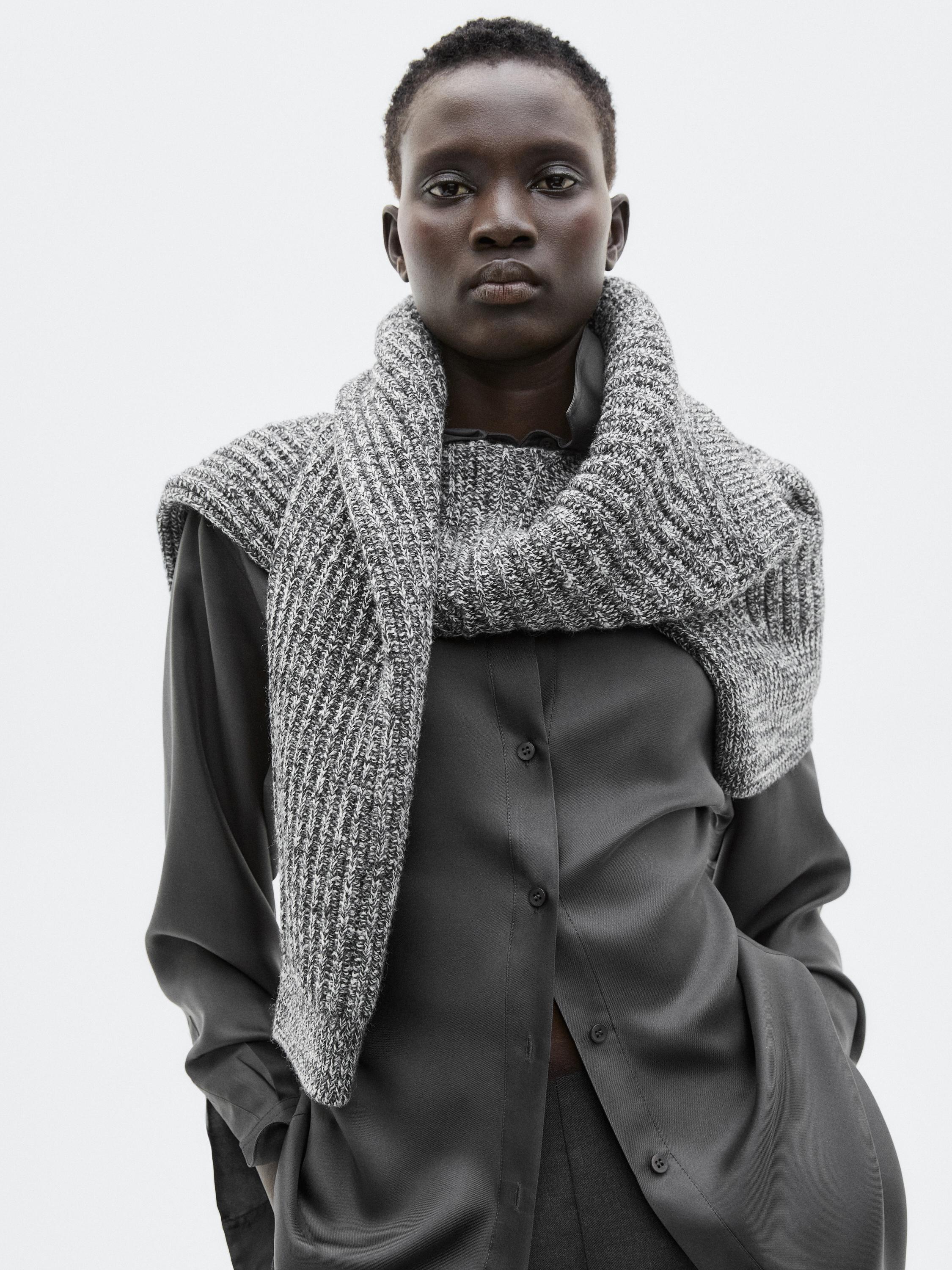 قميص ضيق فضفاض حرير 100% - LIMITED