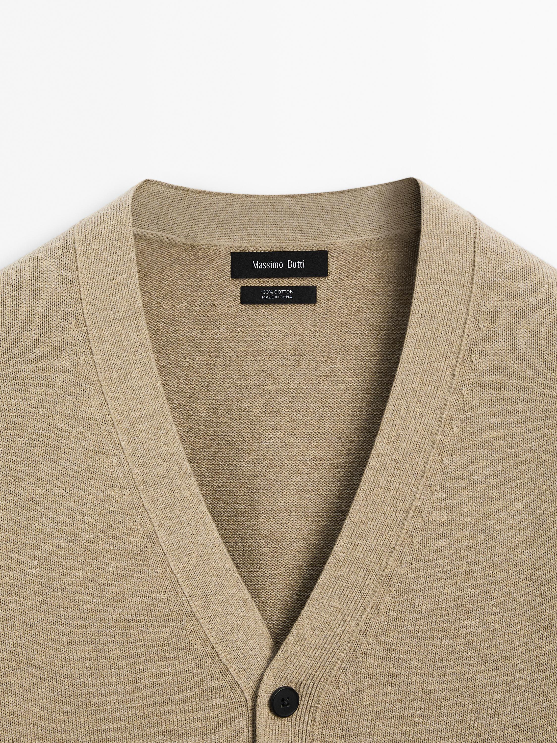 Cardigan 100 % coton