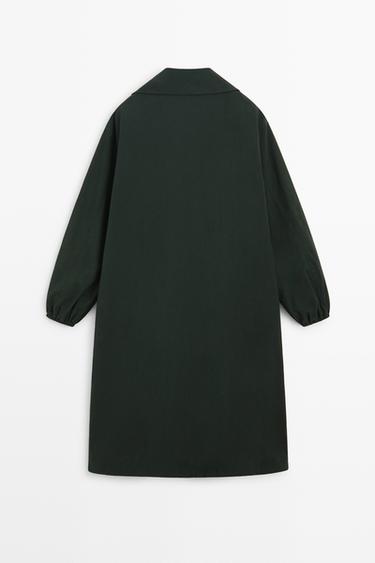 Long technical parka — PETROL BLUE 6