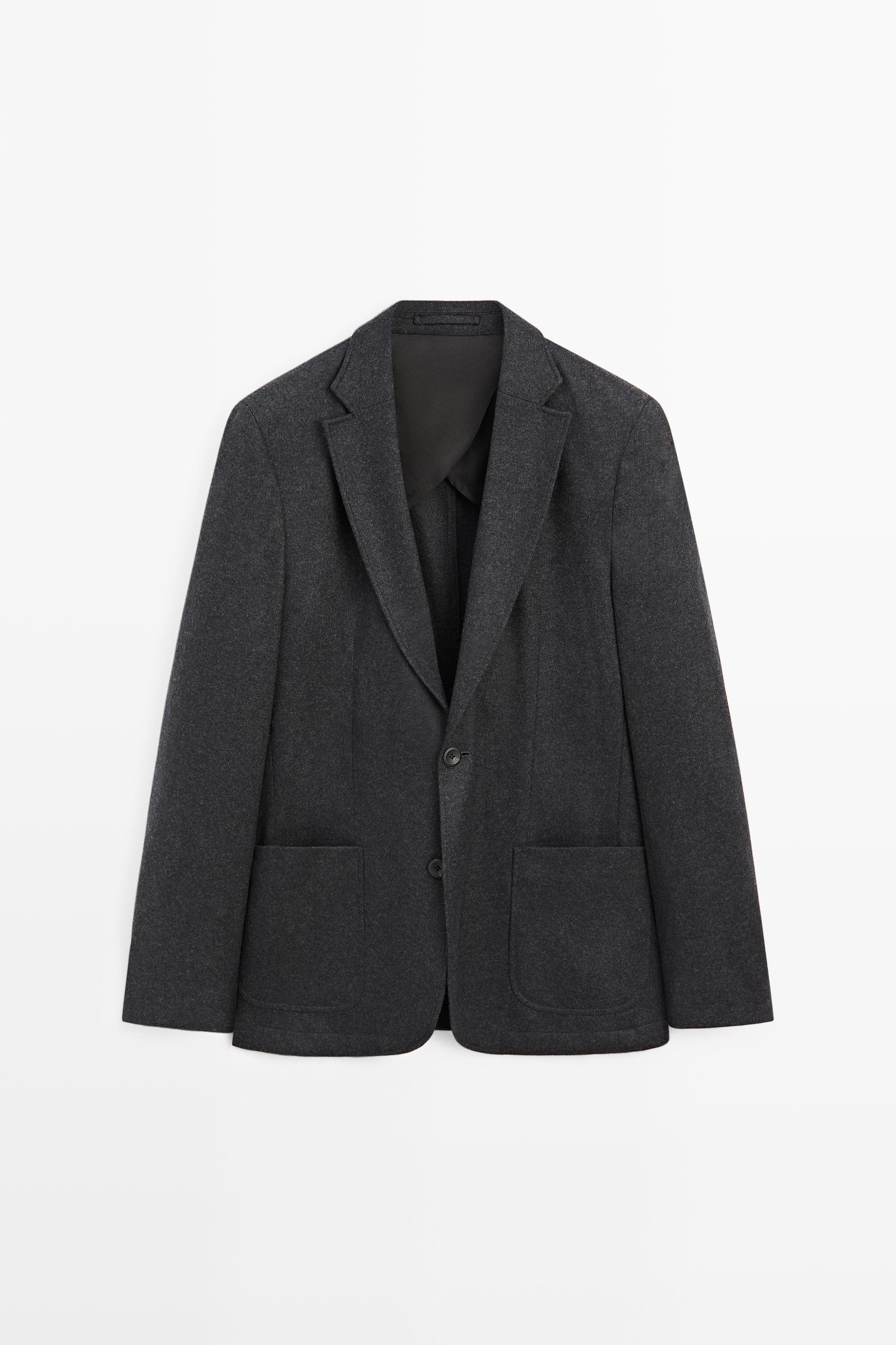 100% wool total look blazer