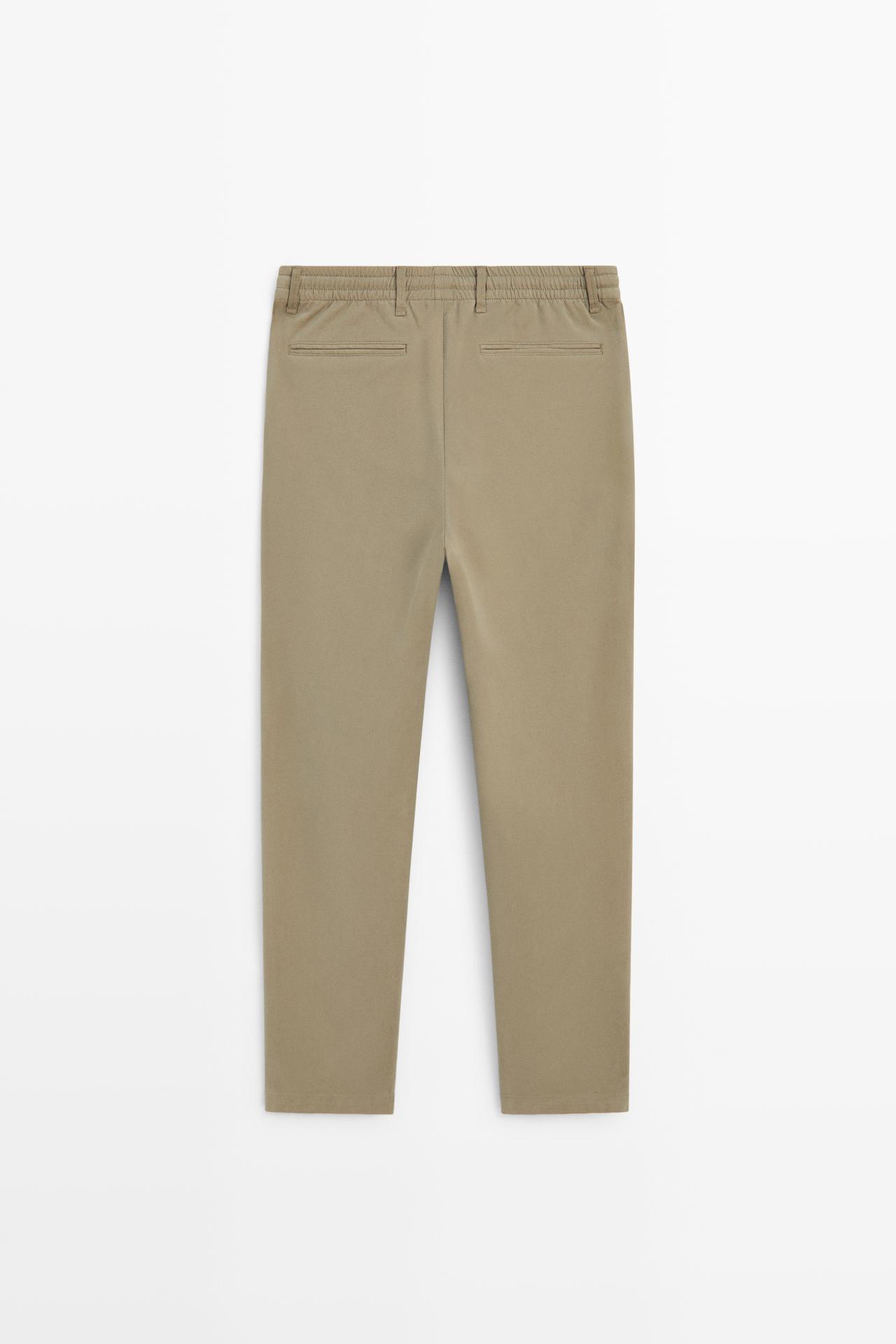 Jogger fit pants — BROWN
