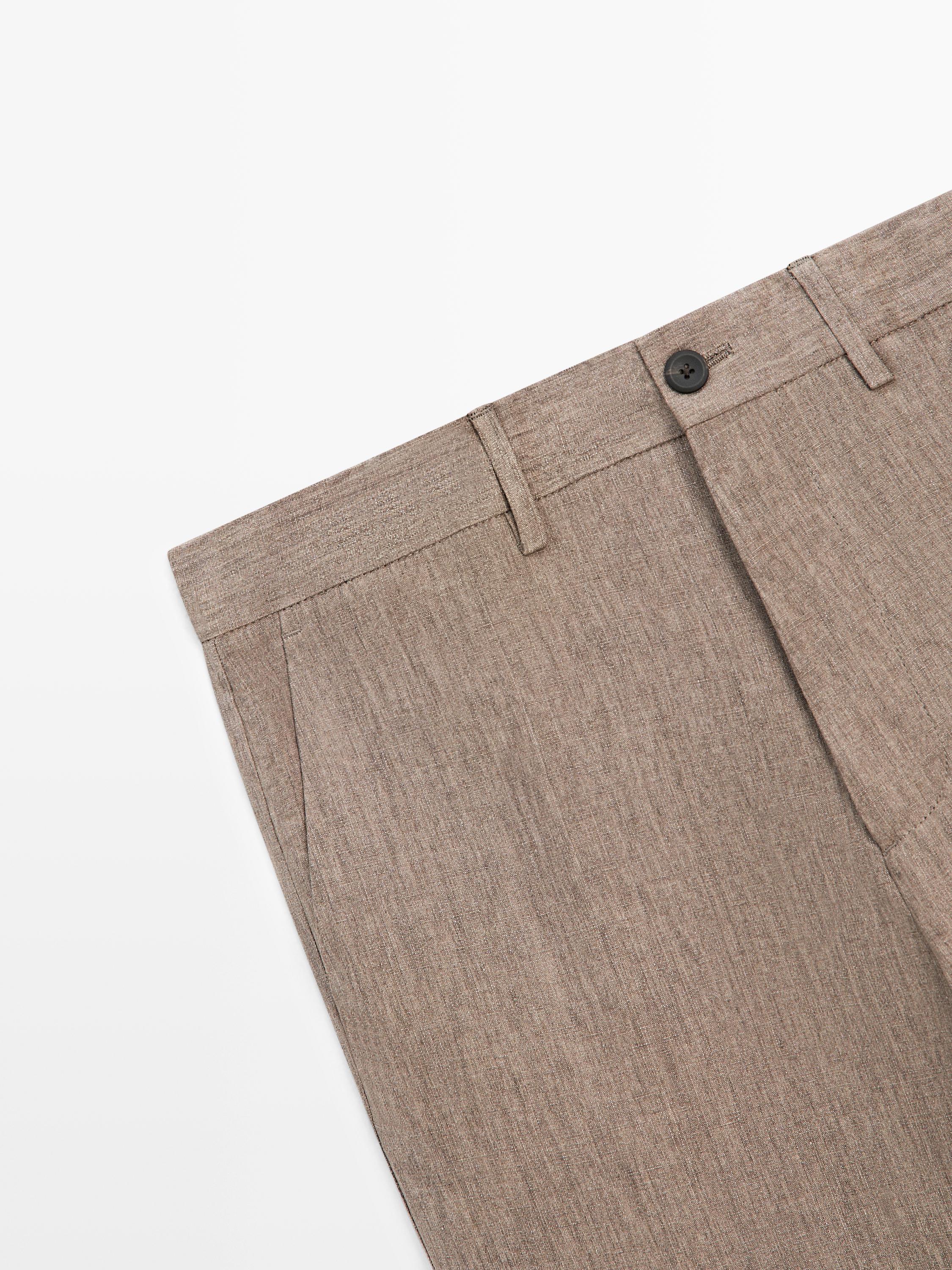 Linen suit trousers — OCHRE