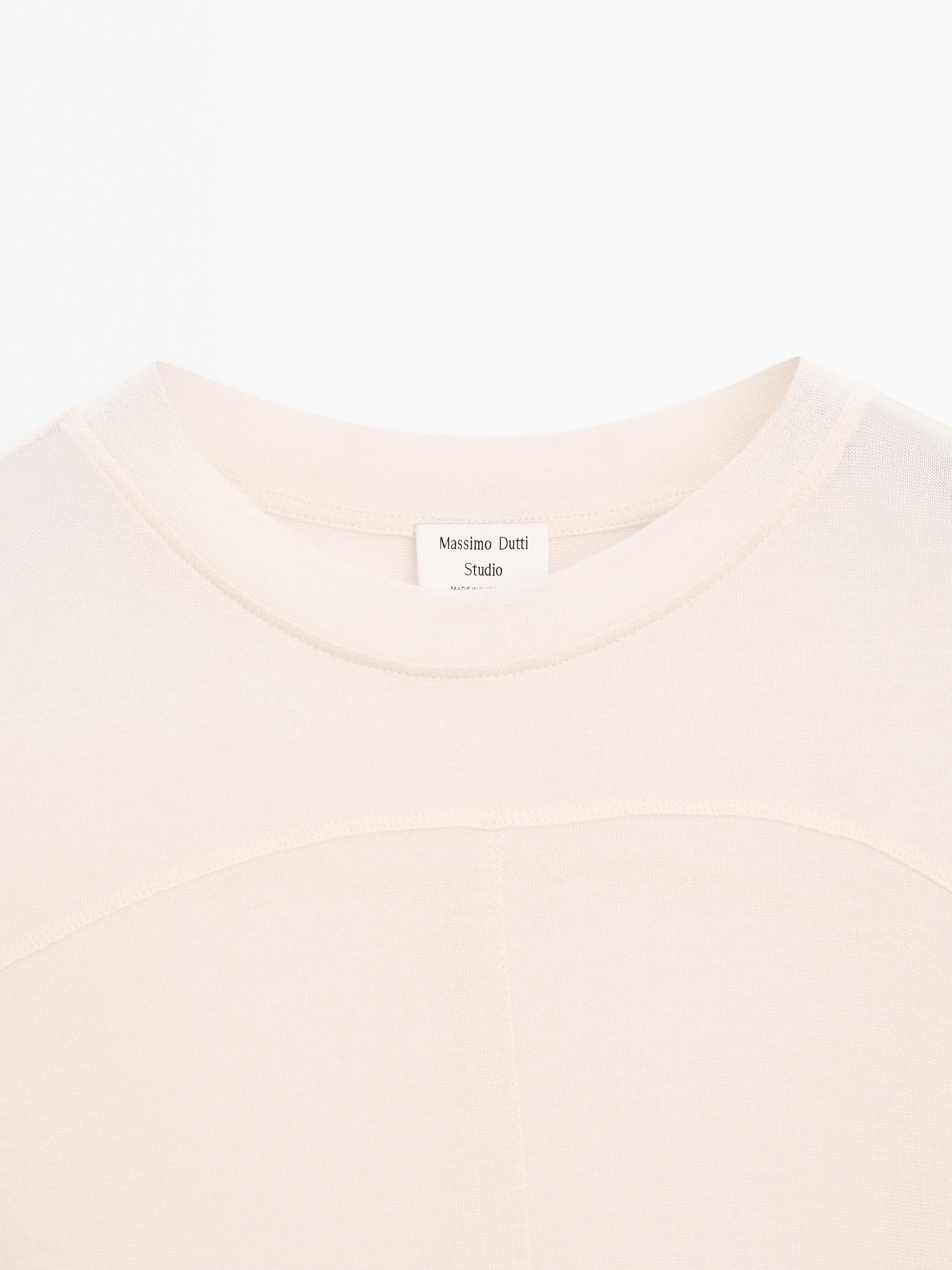 T-shirt fin coutures apparentes - Studio