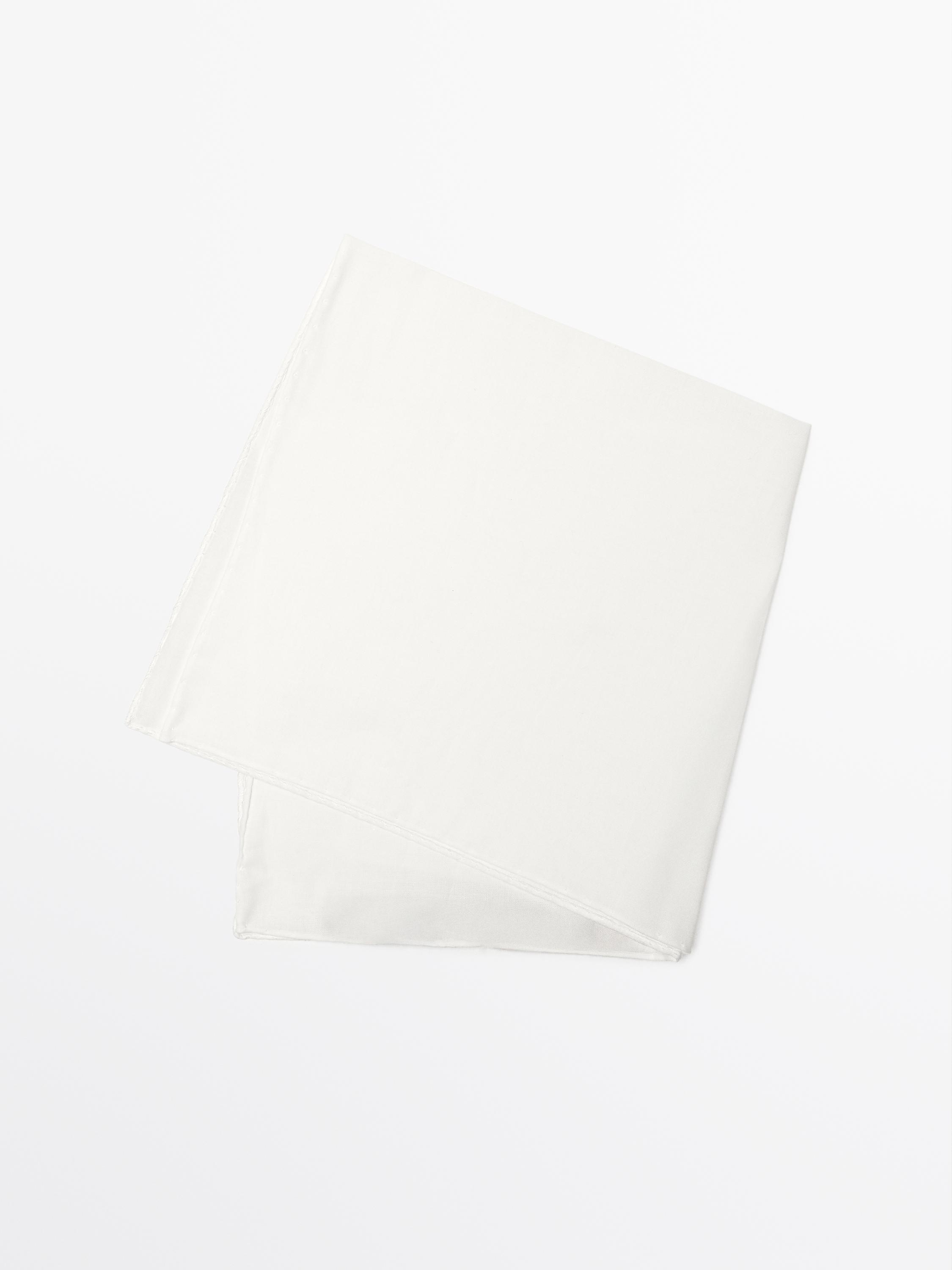 Однотонный шарф из 100% хлопка