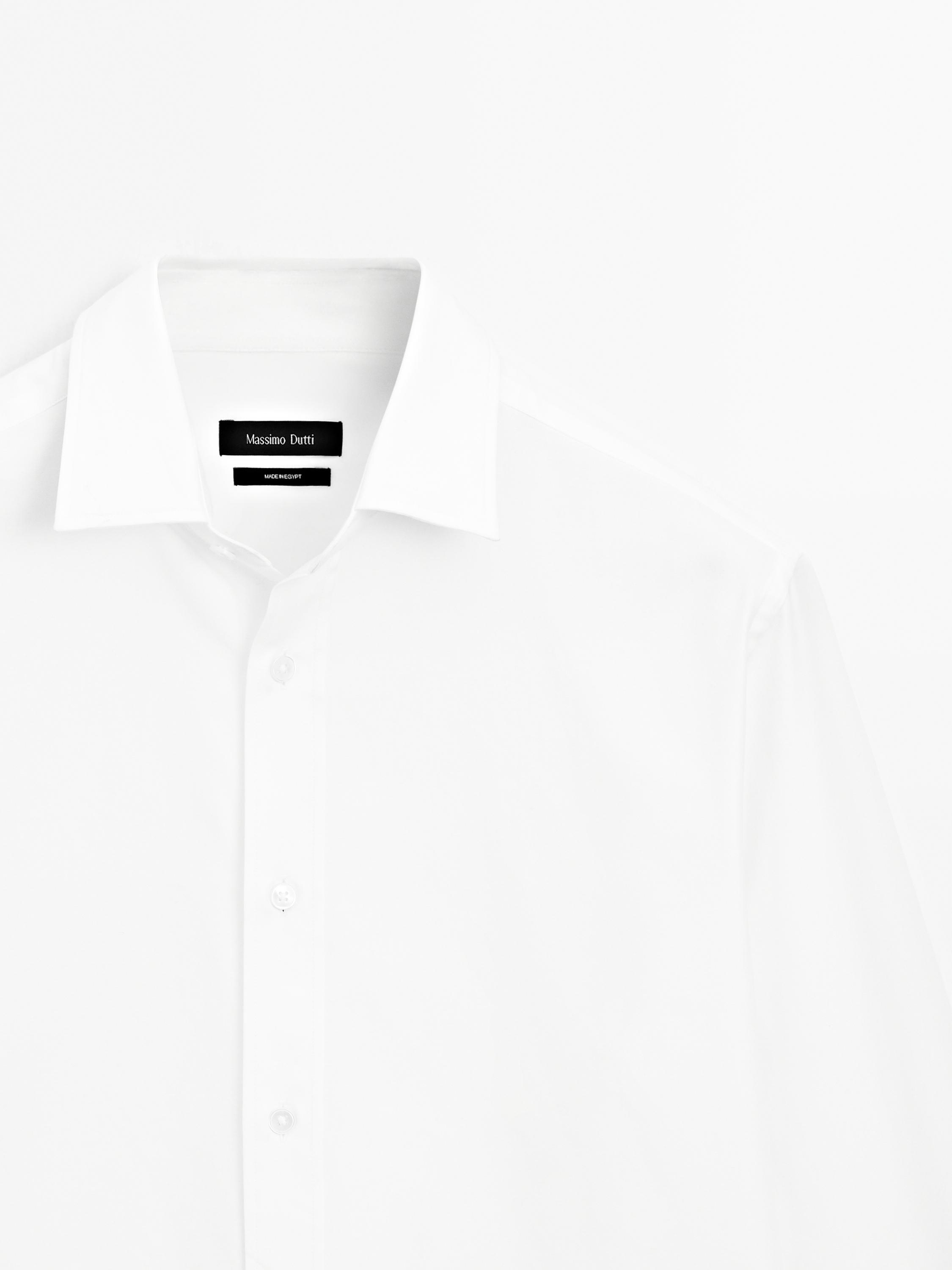 Regular fit 100% cotton shirt