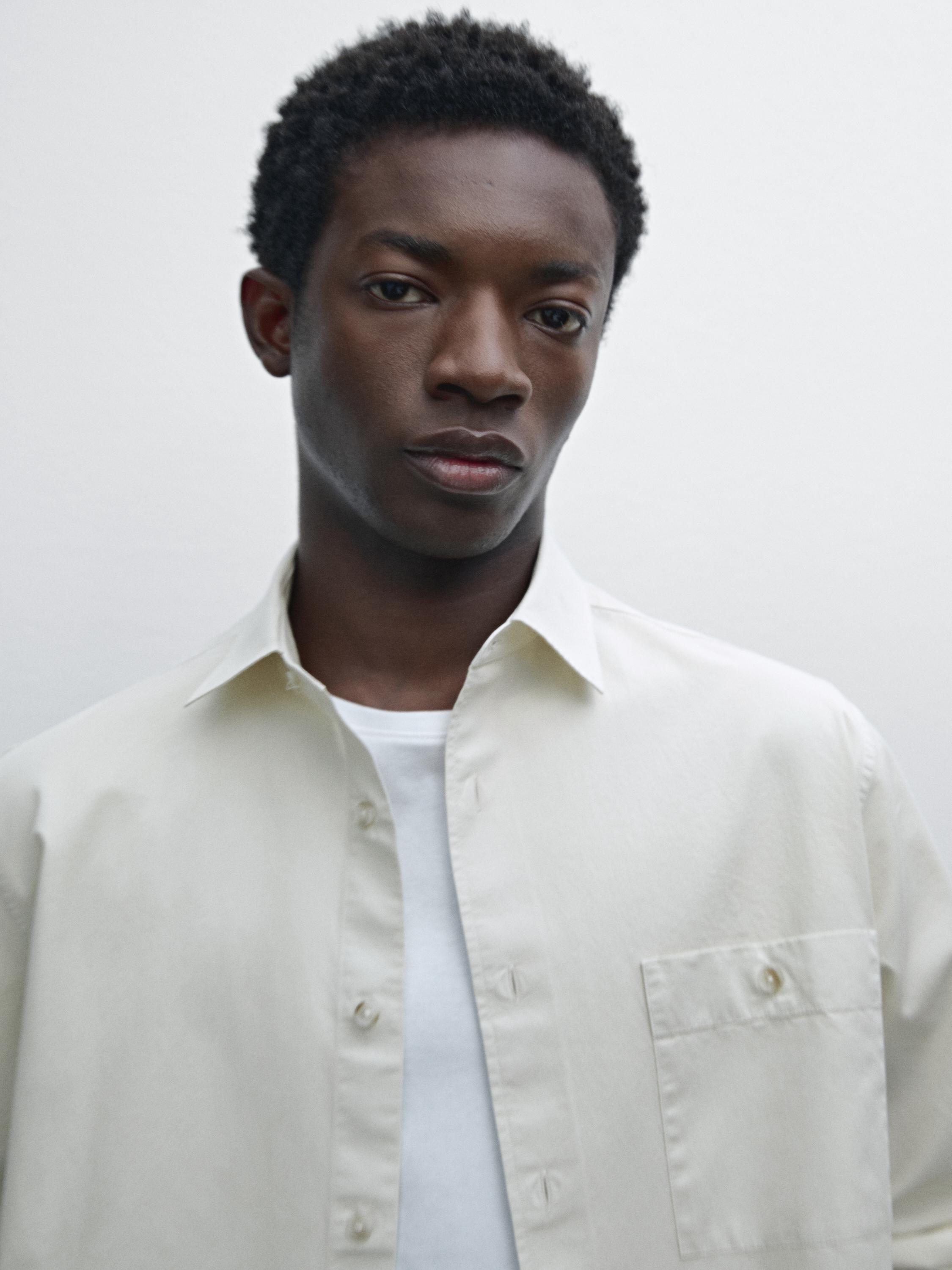 Chemise serge regular fit 100 % coton