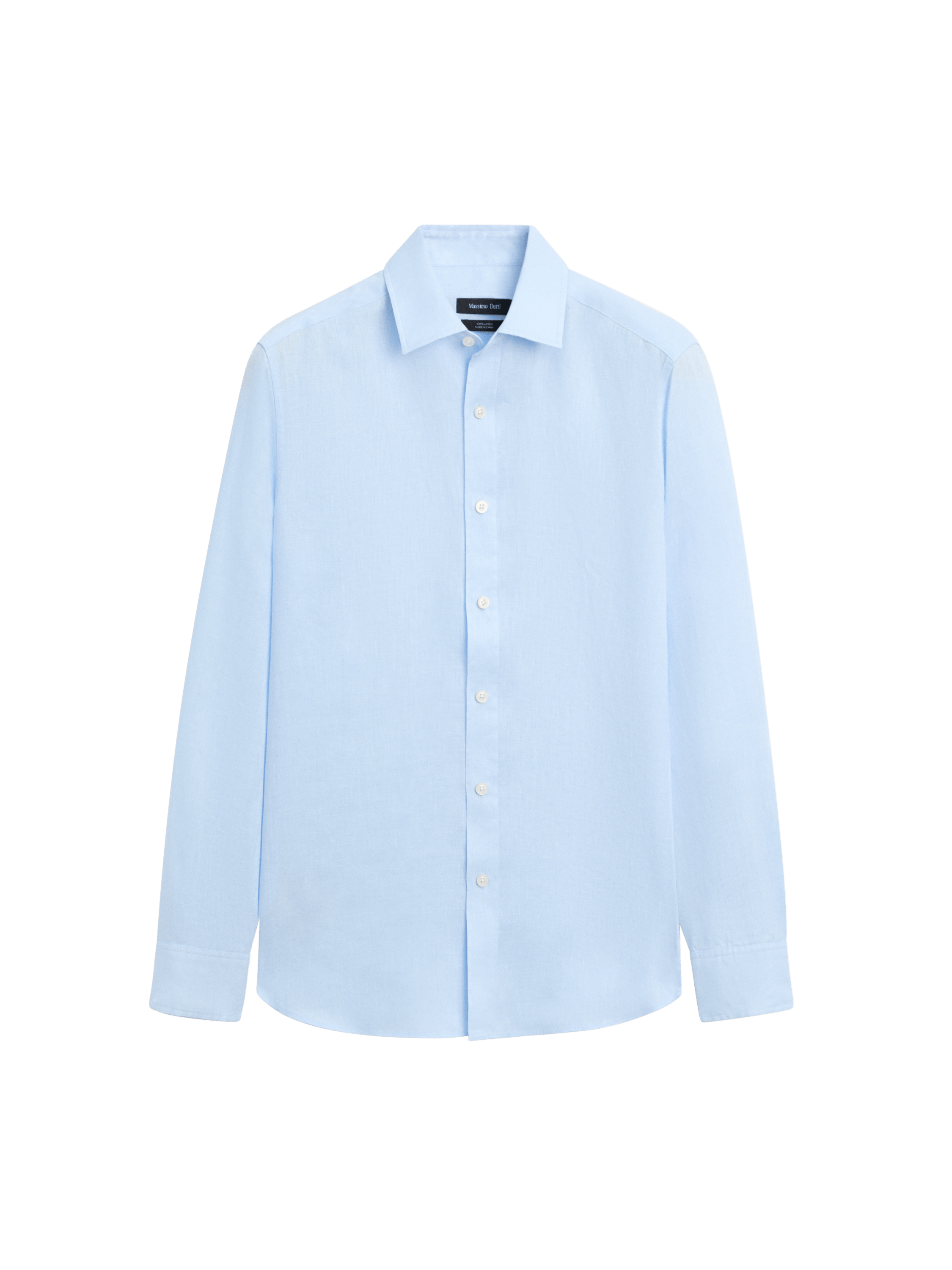 Massimo Dutti %100 keten regular fit gömlek