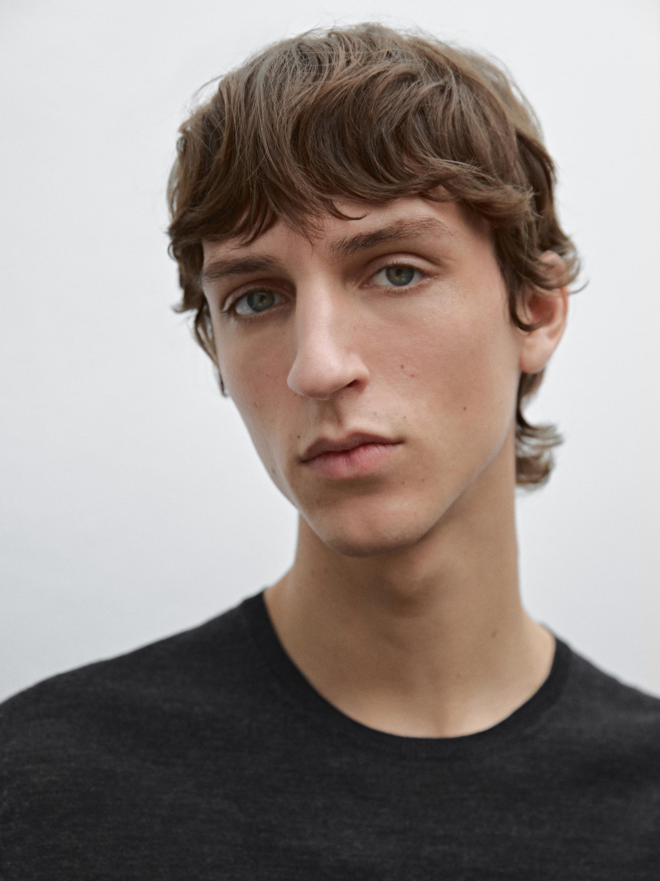 100% merino wool knit T-shirt