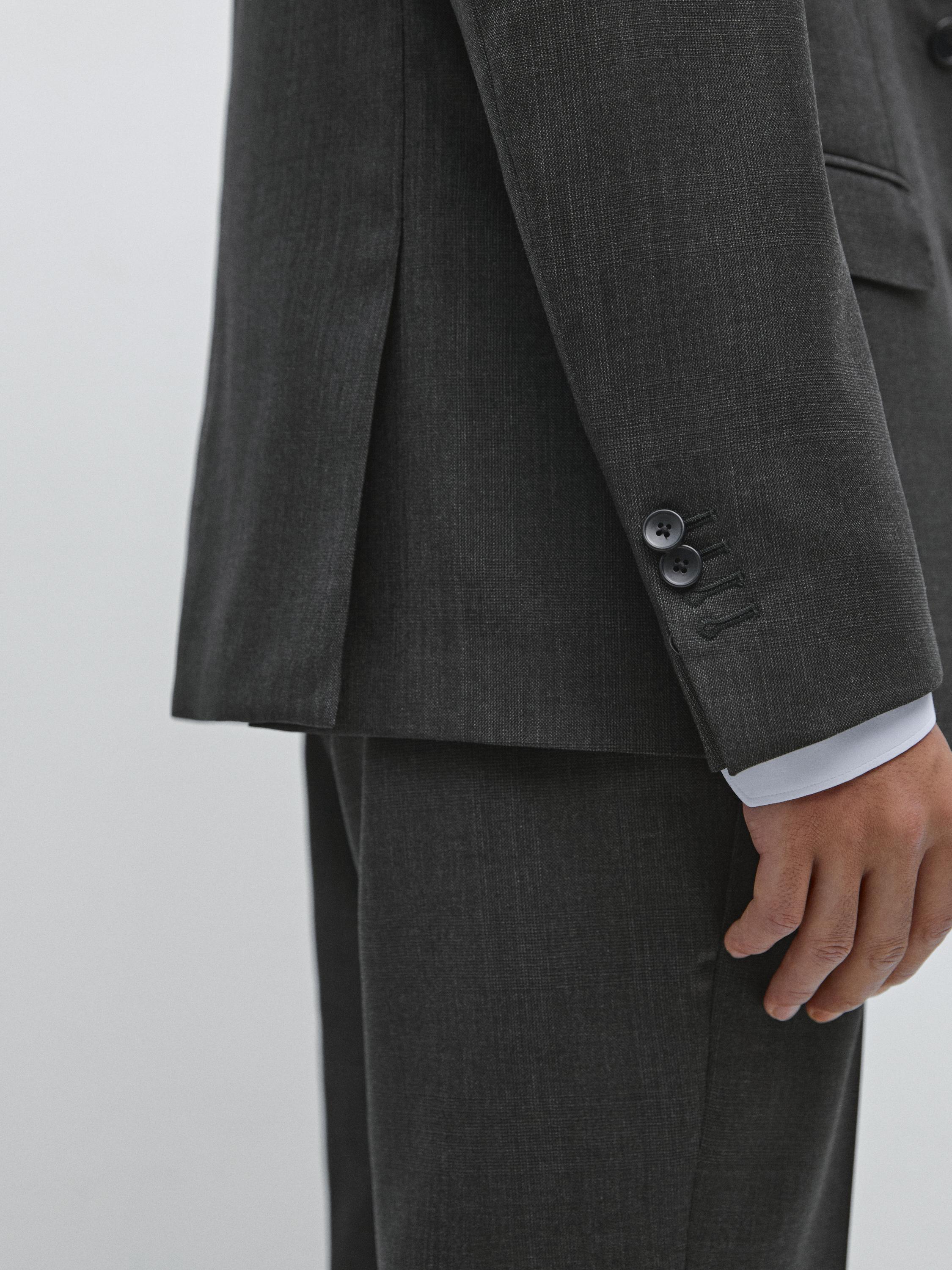 100% wool suit blazer
