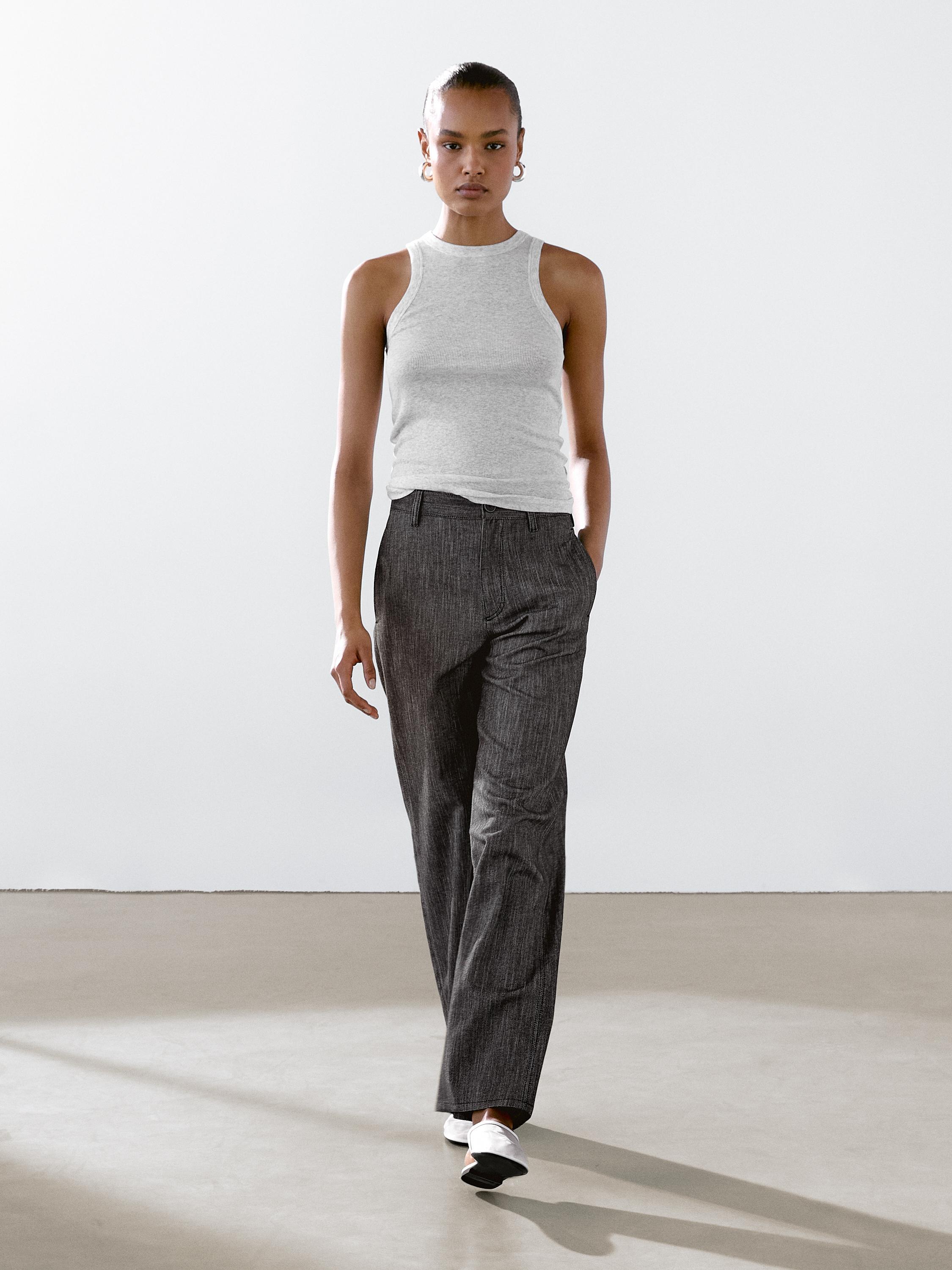 Top halter 100% algodón · Gris Vigoré, Rosa Empolvado, Gris Oscuro