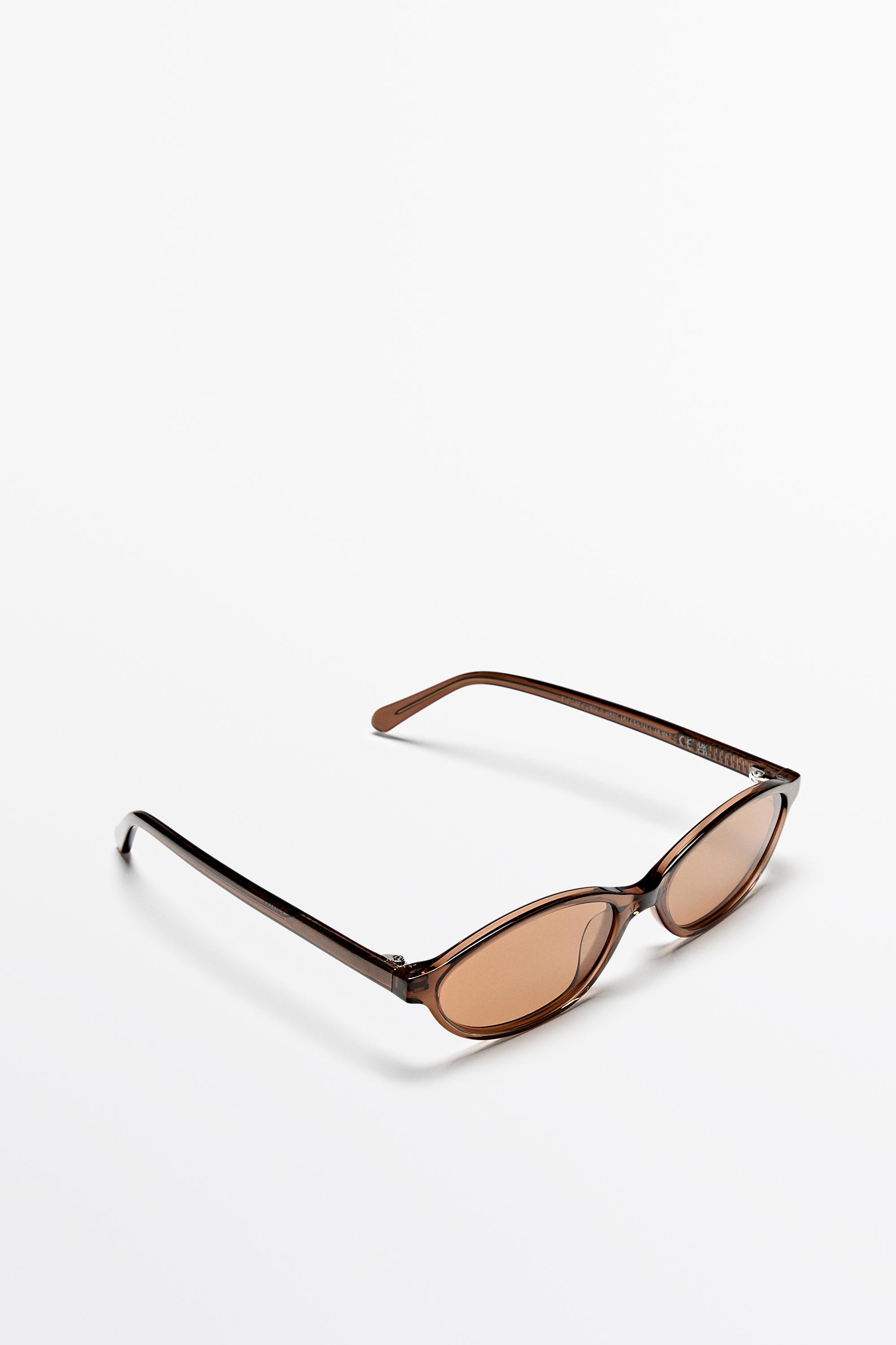 Oval sunglasses — Caramel