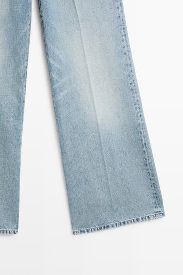 High-waist palazzo jeans — Light Blue 7