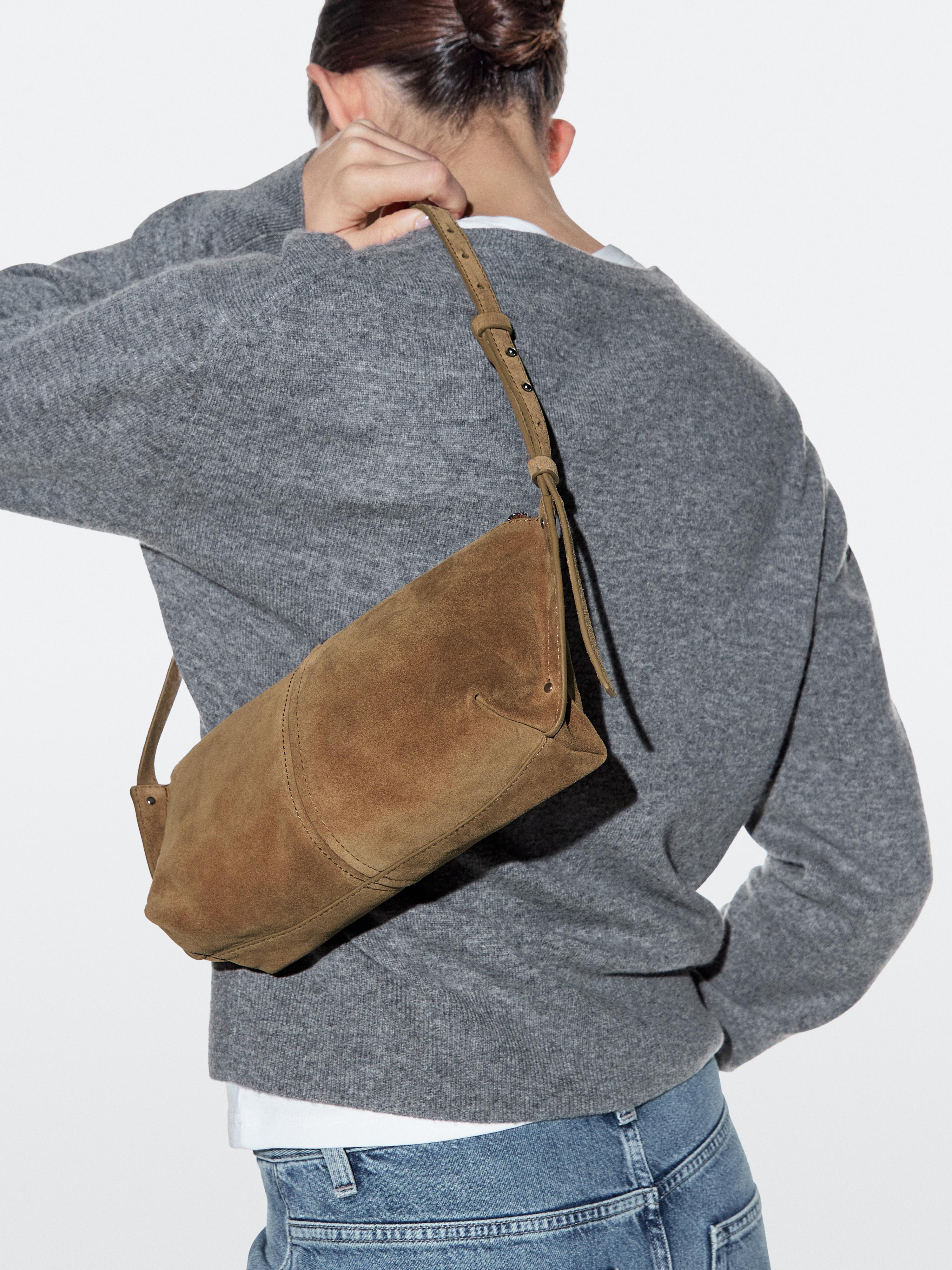 حقيبة كتف جلد شمواه